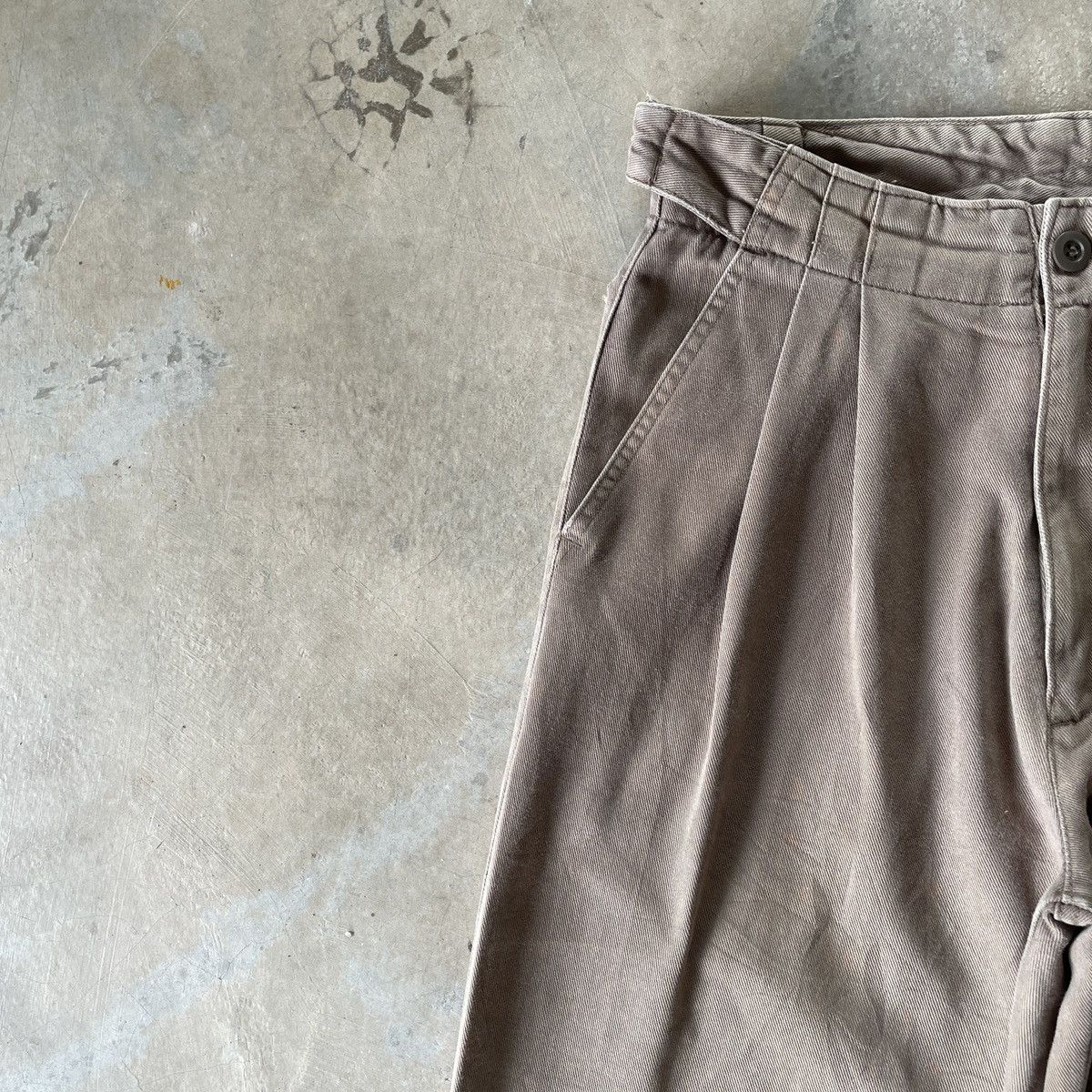Japanese Brand W27💥 Japanese Vintage Buckle Faded Trousers Casual Pants Size US 27 - 4 Thumbnail