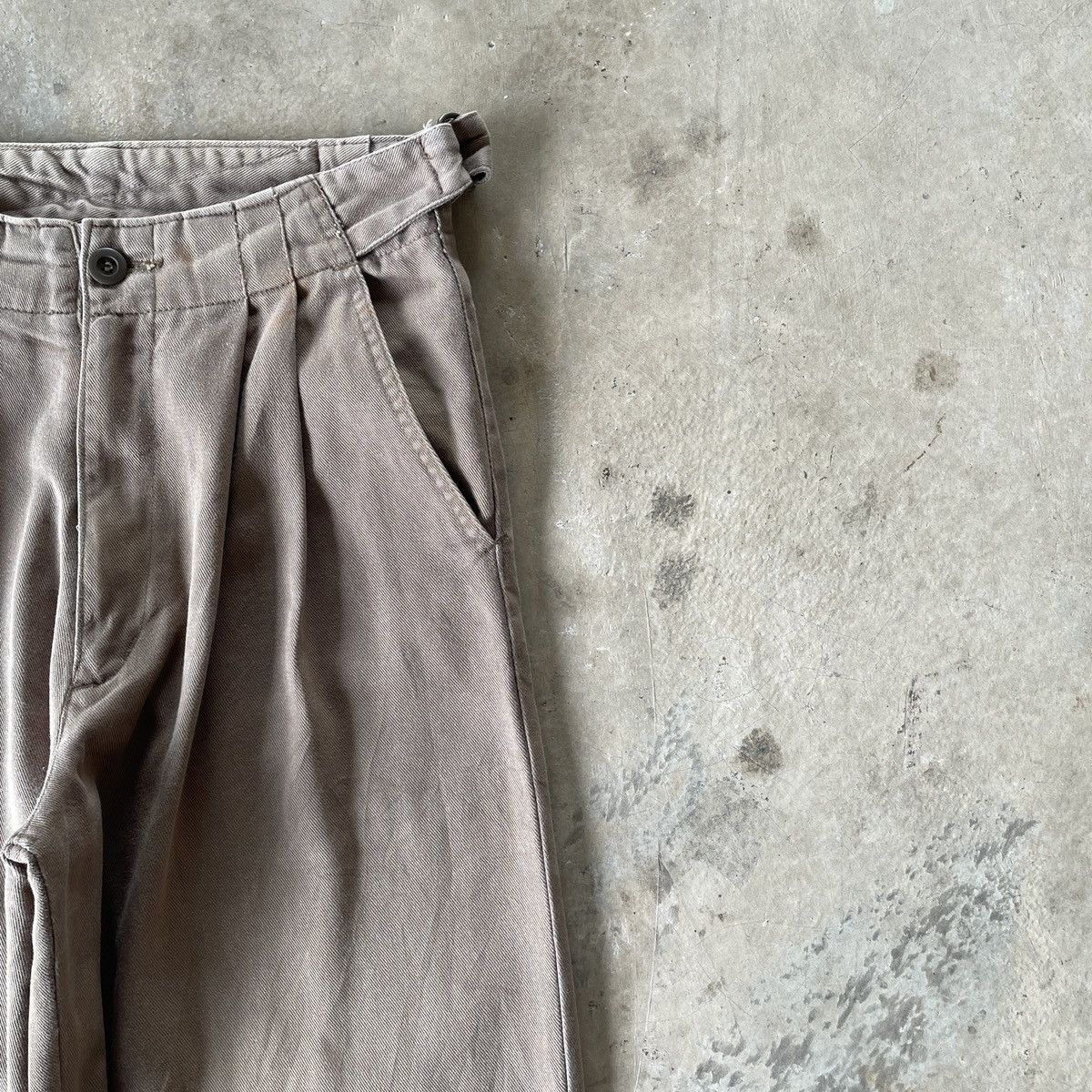 Japanese Brand W27💥 Japanese Vintage Buckle Faded Trousers Casual Pants Size US 27 - 5 Thumbnail