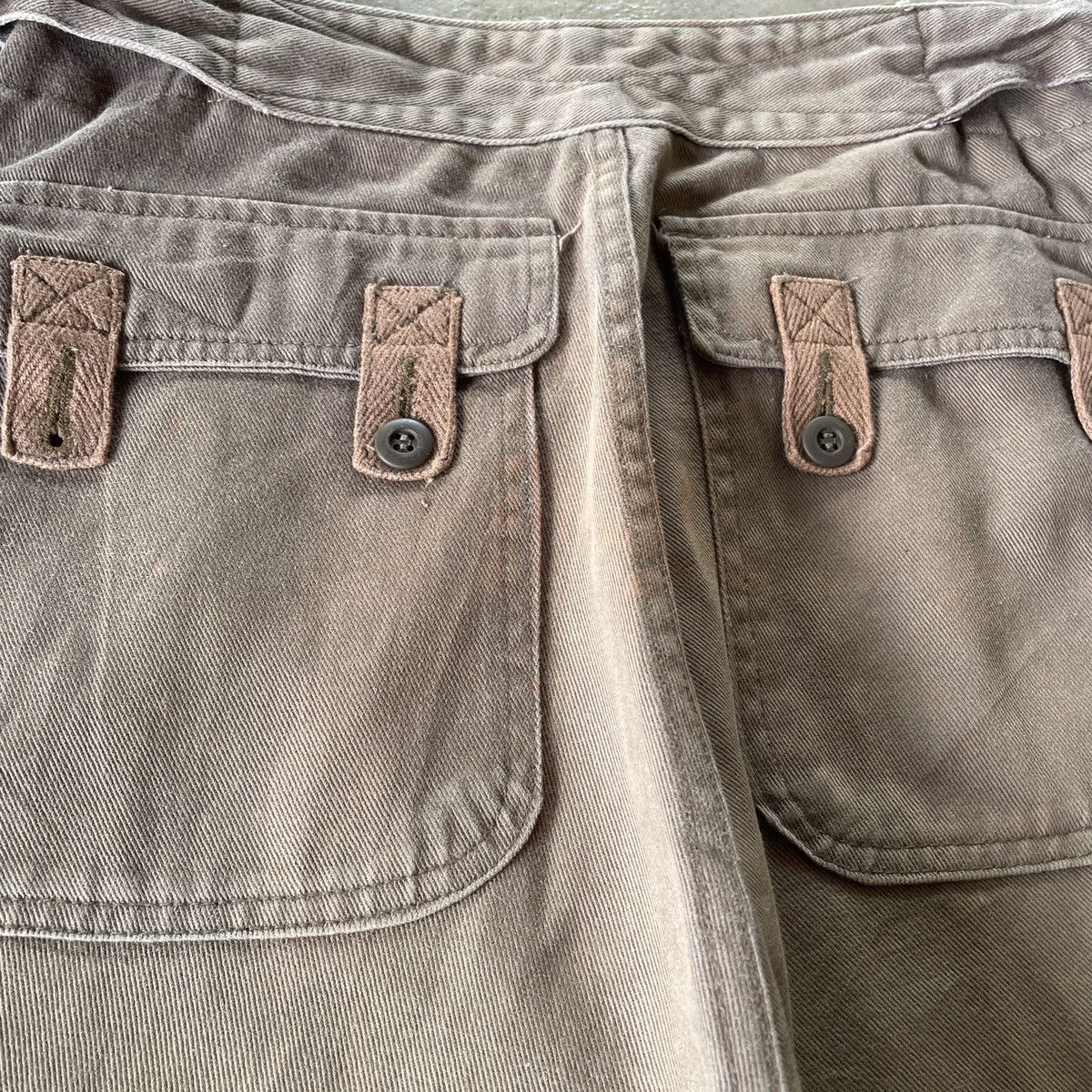 Japanese Brand W27💥 Japanese Vintage Buckle Faded Trousers Casual Pants Size US 27 - 9 Thumbnail