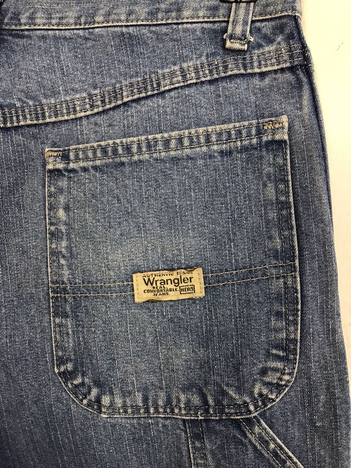 Vintage × Wrangler Vintage Wrangler Carpenter Workwear Denim Jeans Size US 30 / EU 46 - 11 Thumbnail