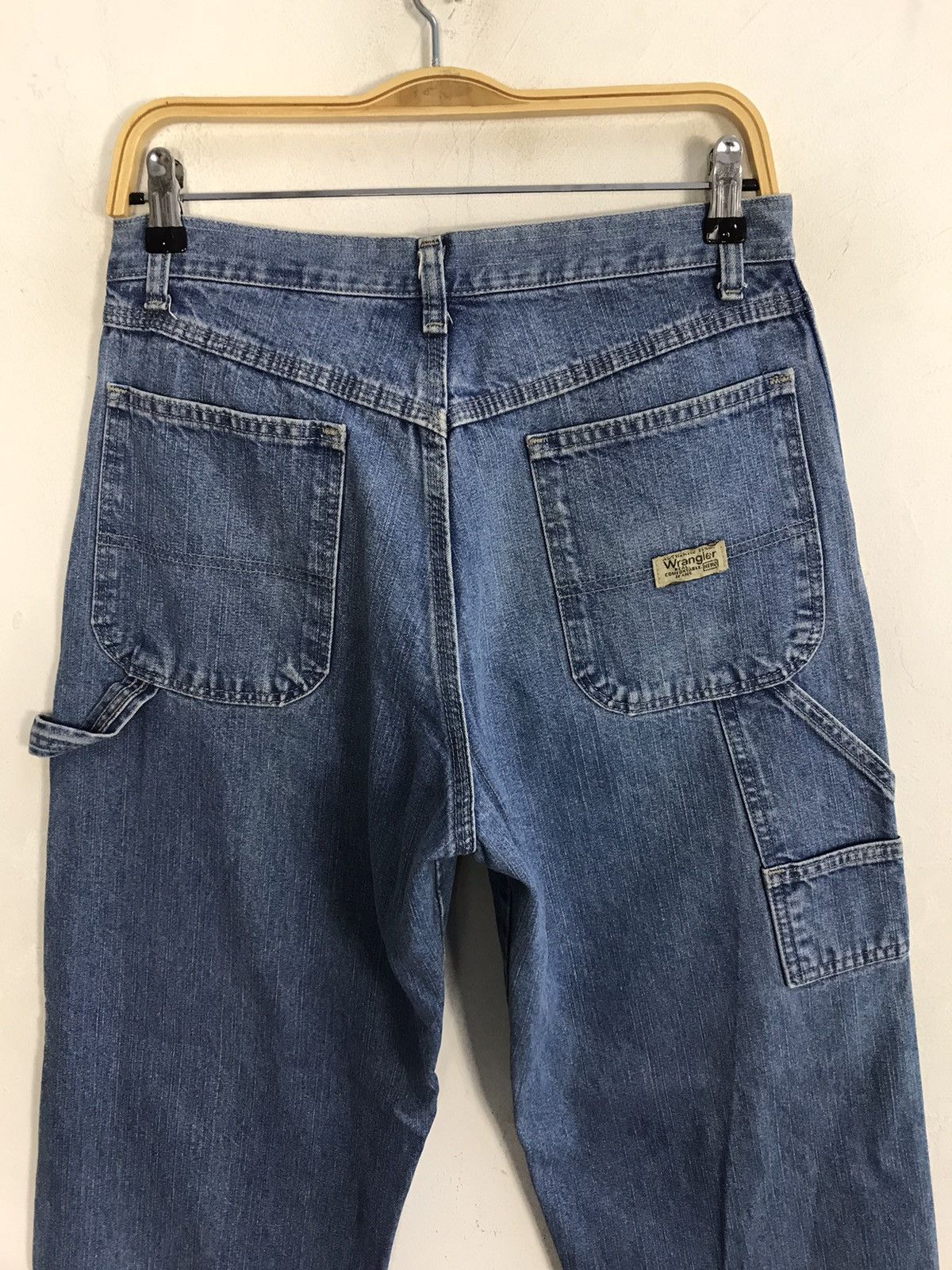 Vintage × Wrangler Vintage Wrangler Carpenter Workwear Denim Jeans Size US 30 / EU 46 - 10 Thumbnail