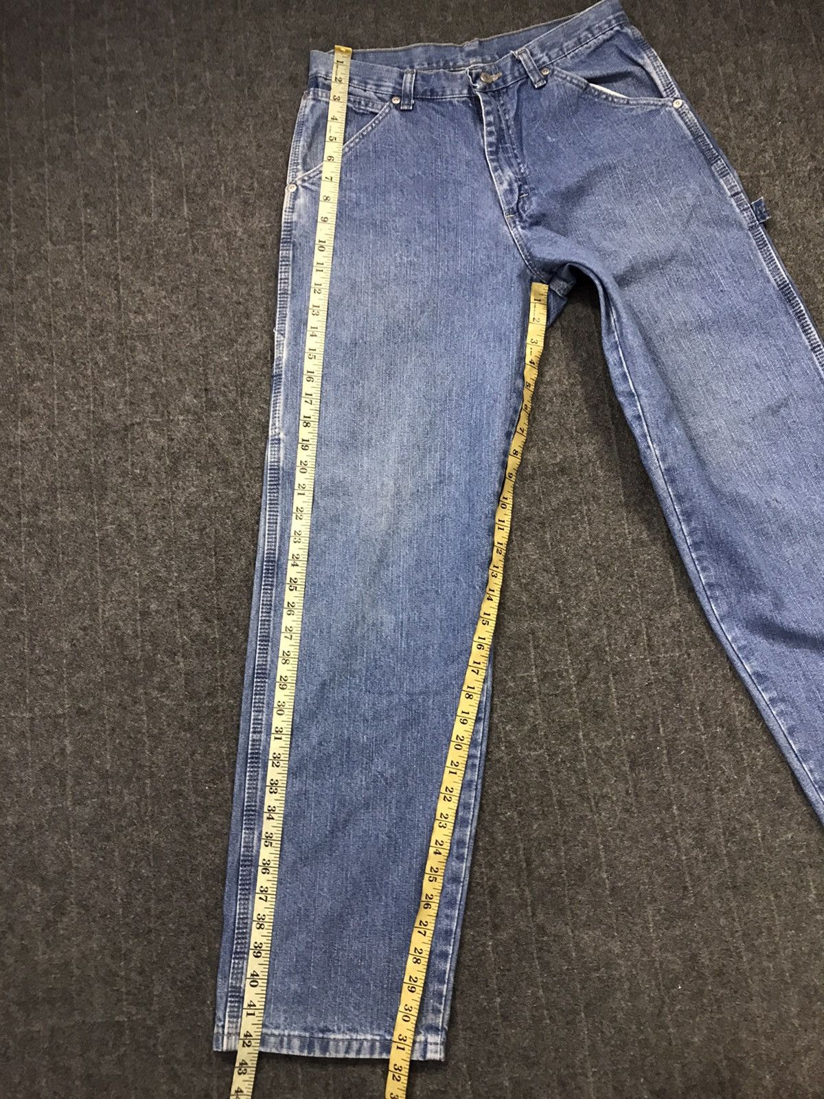 Vintage × Wrangler Vintage Wrangler Carpenter Workwear Denim Jeans Size US 30 / EU 46 - 19 Thumbnail