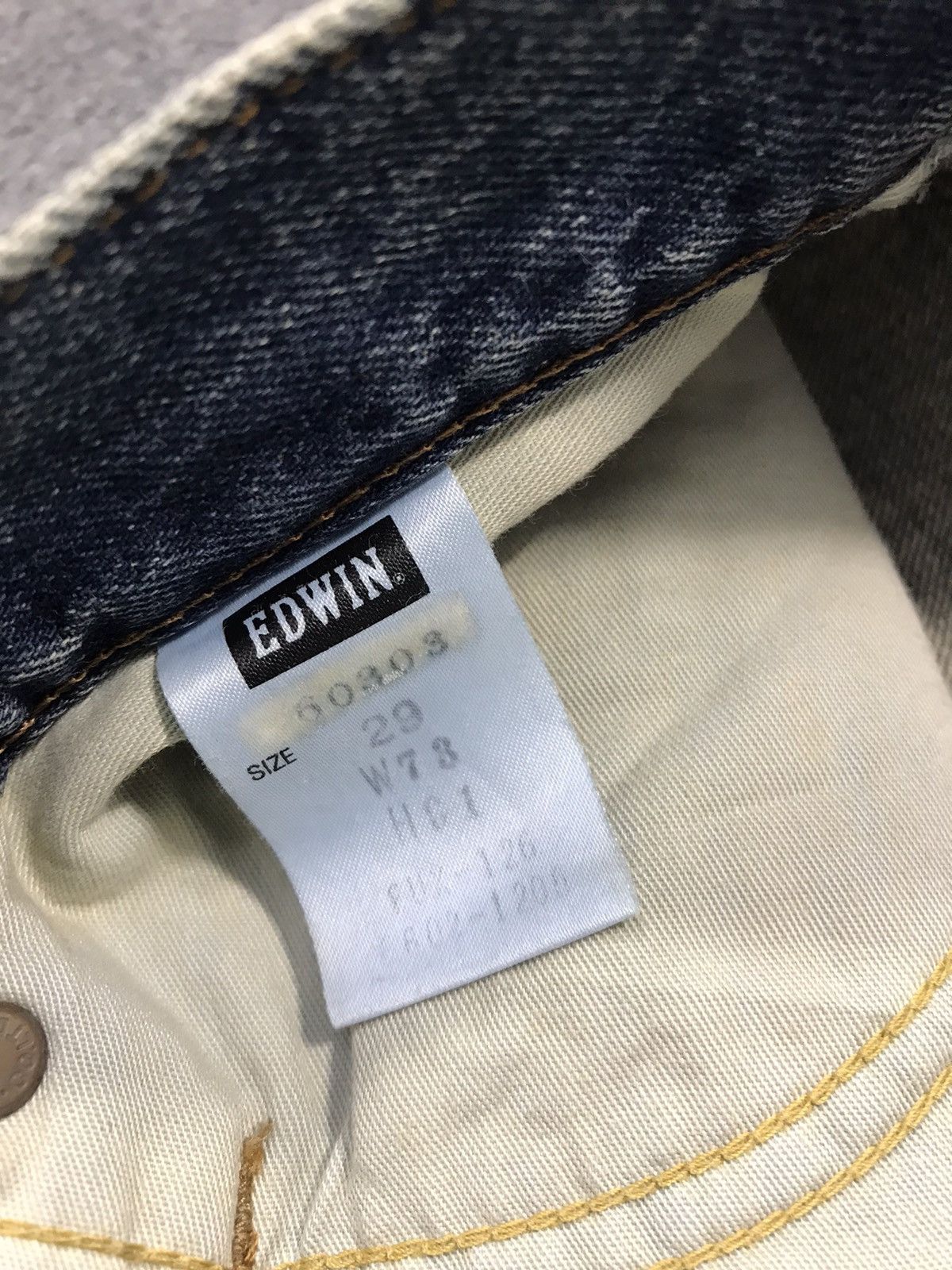 Edwin × Vintage Vintage Edwin Zipper Denim Jeans Style Size US 29 - 14 Thumbnail