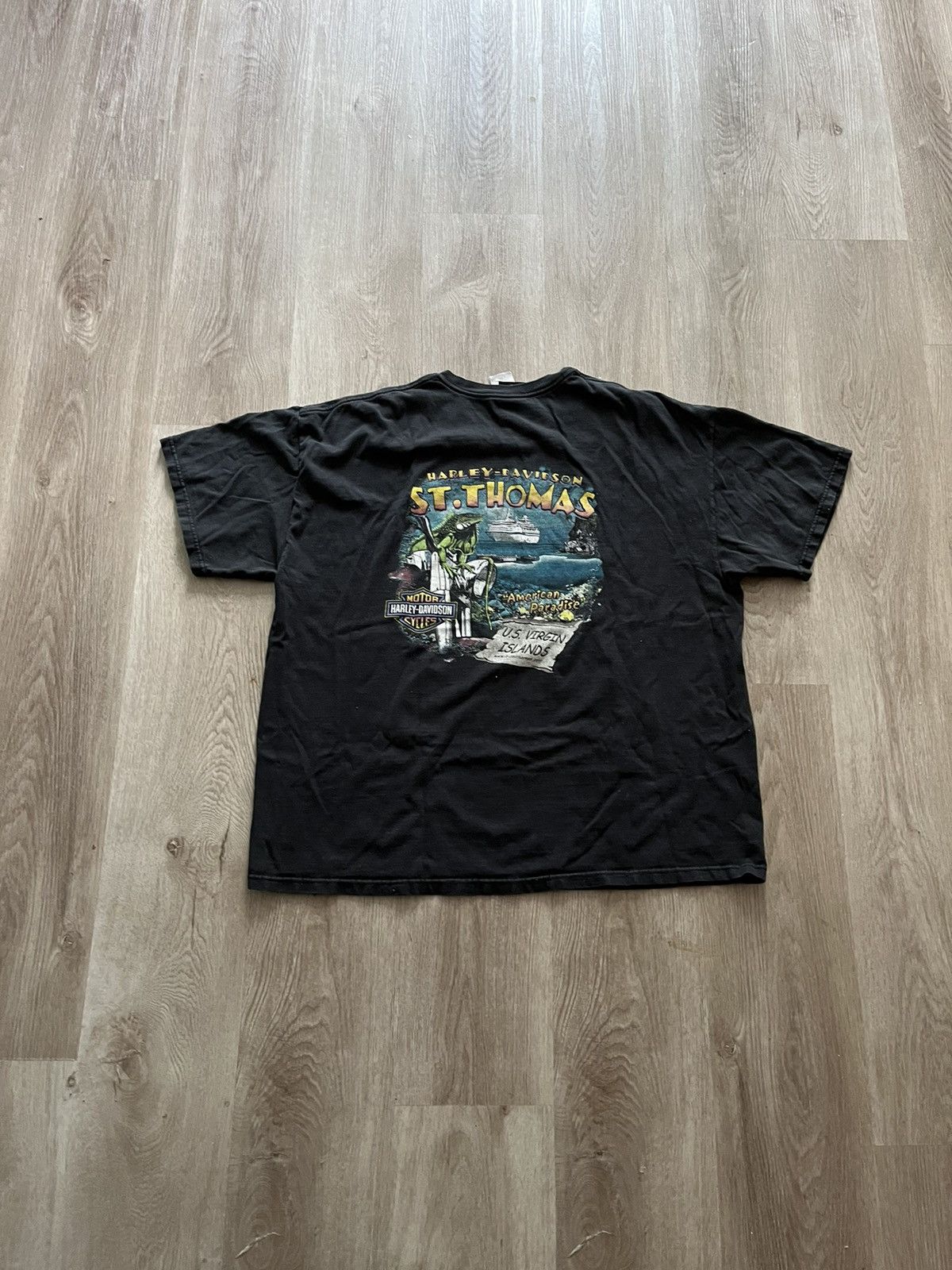 Harley Davidson Vintage 1998 Harley Davidson T Shirt Size US XXL / EU 58 / 5 - 2 Thumbnail