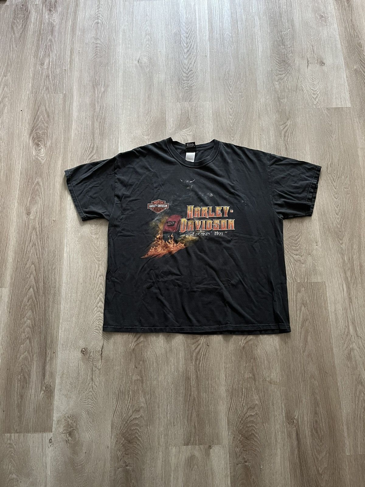 Harley Davidson Vintage 1998 Harley Davidson T Shirt Size US XXL / EU 58 / 5 - 1 Thumbnail