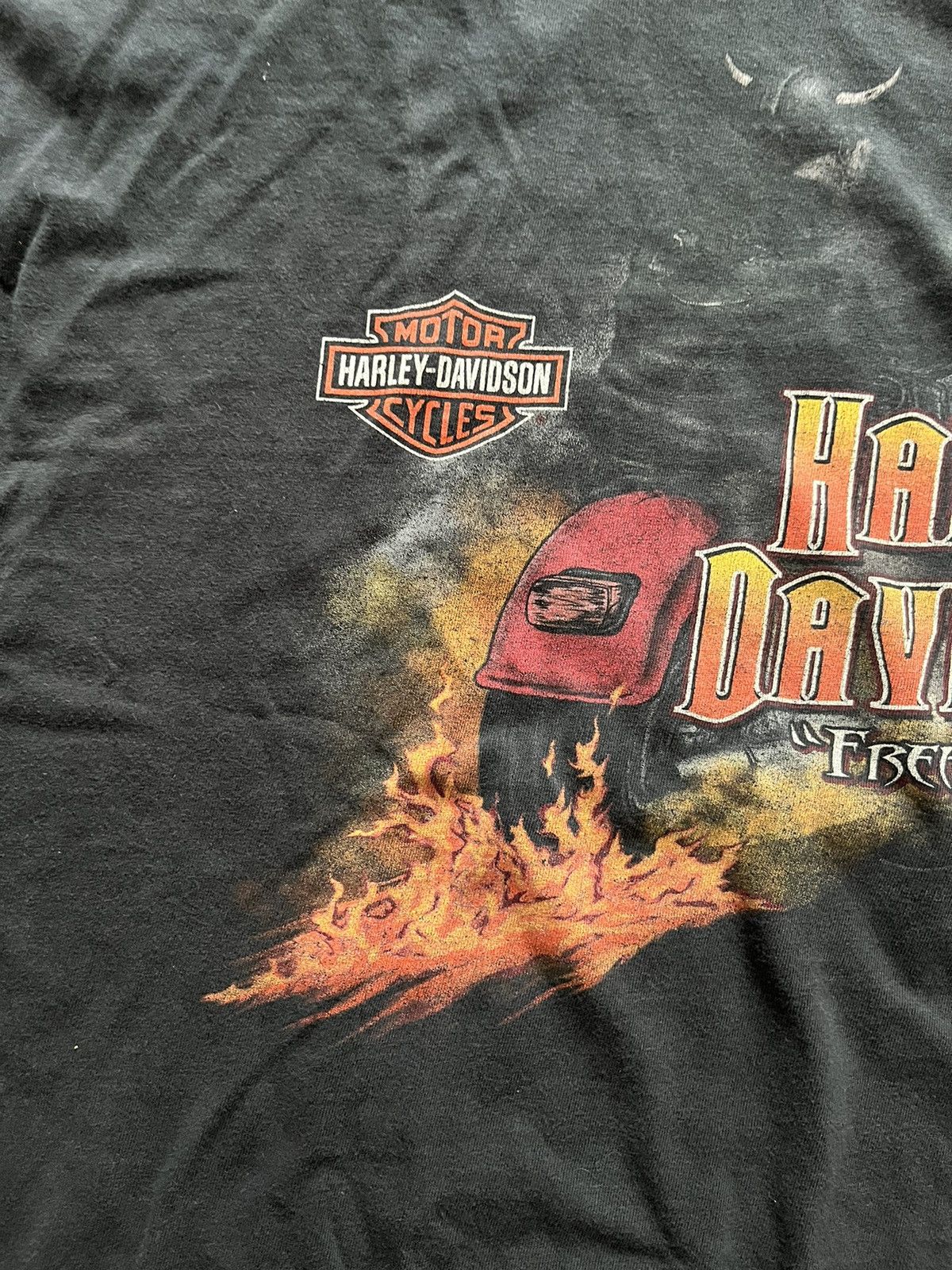 Harley Davidson Vintage 1998 Harley Davidson T Shirt Size US XXL / EU 58 / 5 - 6 Thumbnail