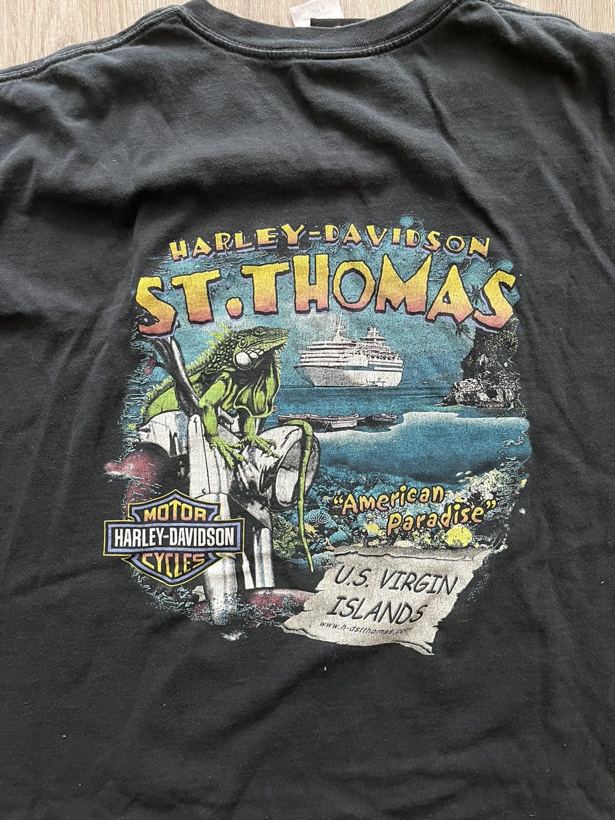 Harley Davidson Vintage 1998 Harley Davidson T Shirt Size US XXL / EU 58 / 5 - 7 Thumbnail