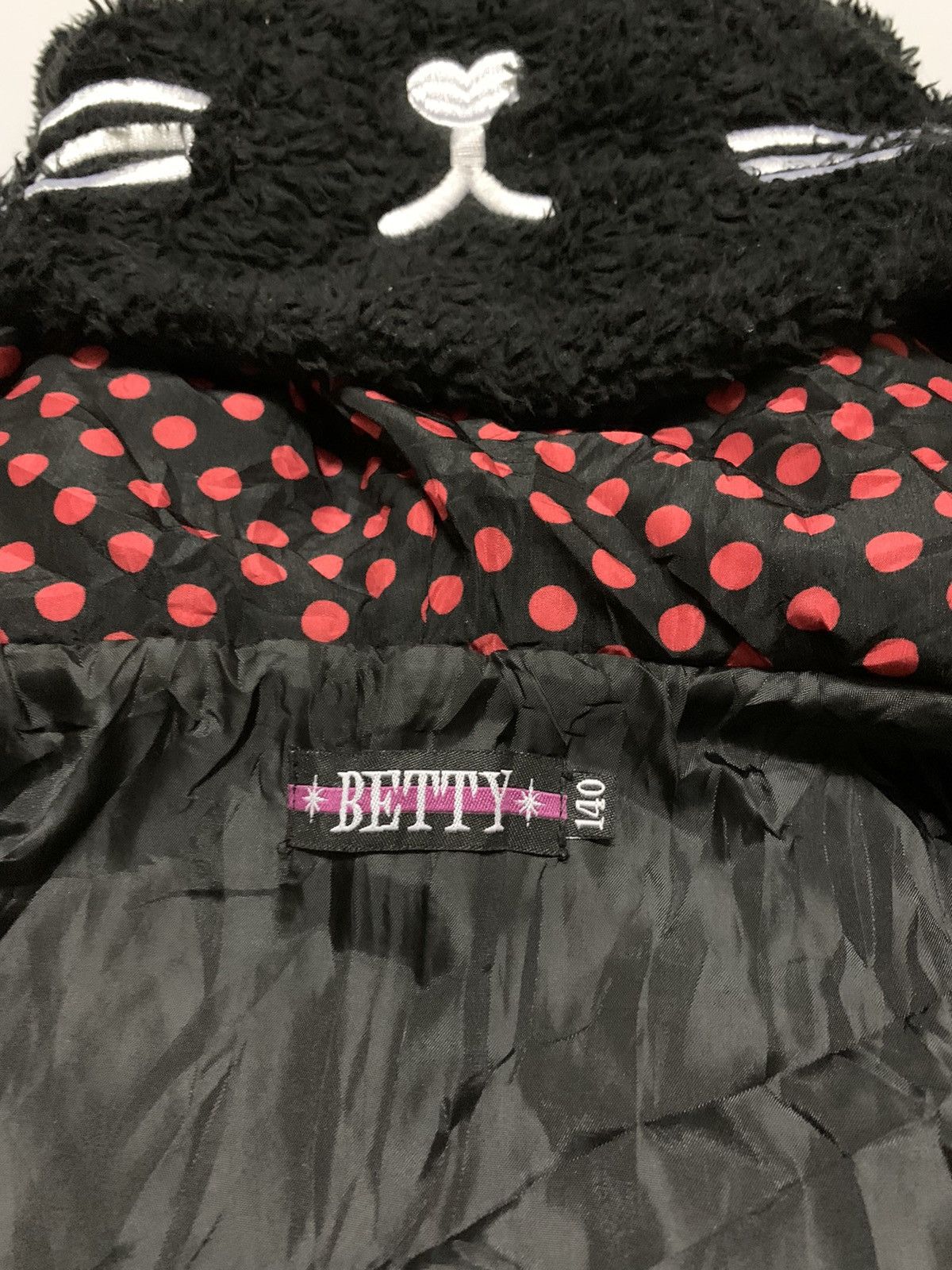 Cartoon Network Betty Boop Jacket - Fluffy Fleece Ear Hoodie Size US S / EU 44-46 / 1 - 7 Thumbnail
