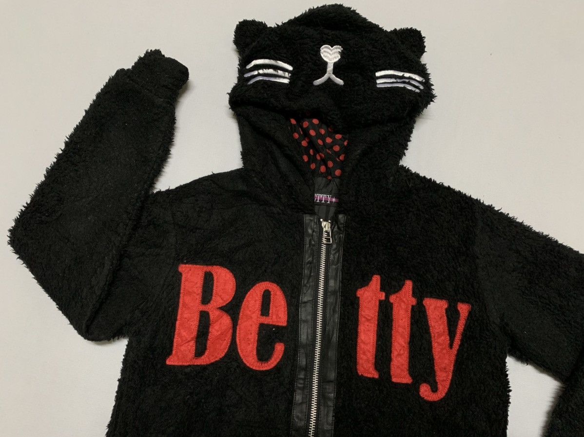 Cartoon Network Betty Boop Jacket - Fluffy Fleece Ear Hoodie Size US S / EU 44-46 / 1 - 3 Thumbnail