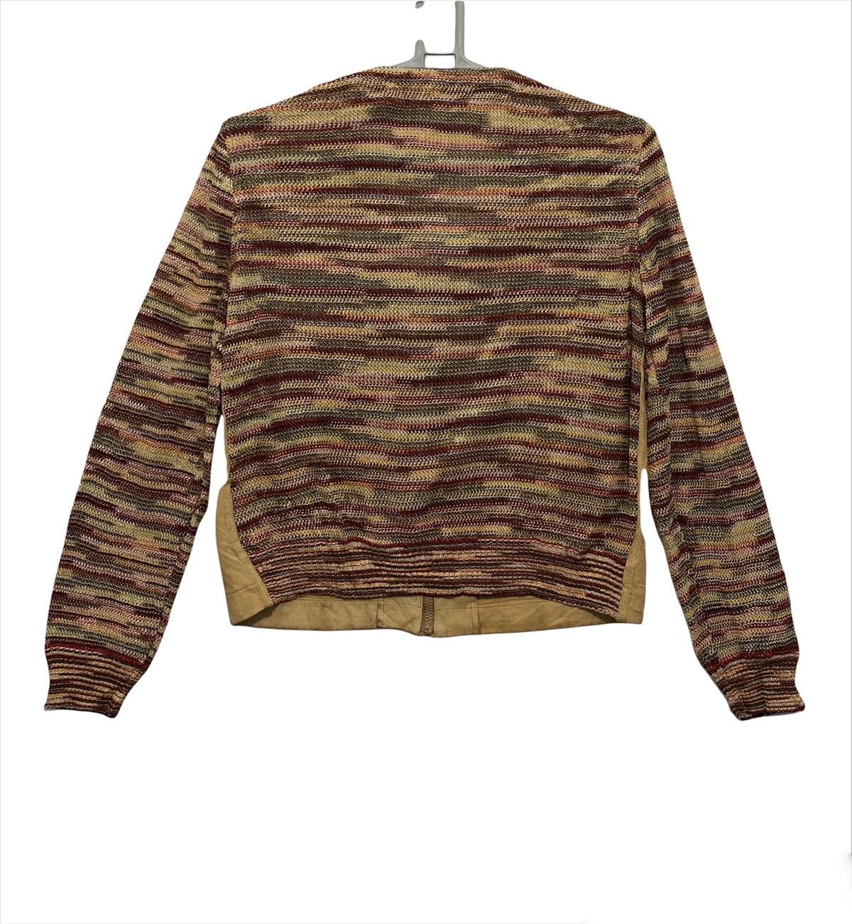 Missoni Missoni leather knitted jacket made in italy Size US M / EU 48-50 / 2 - 3 Thumbnail