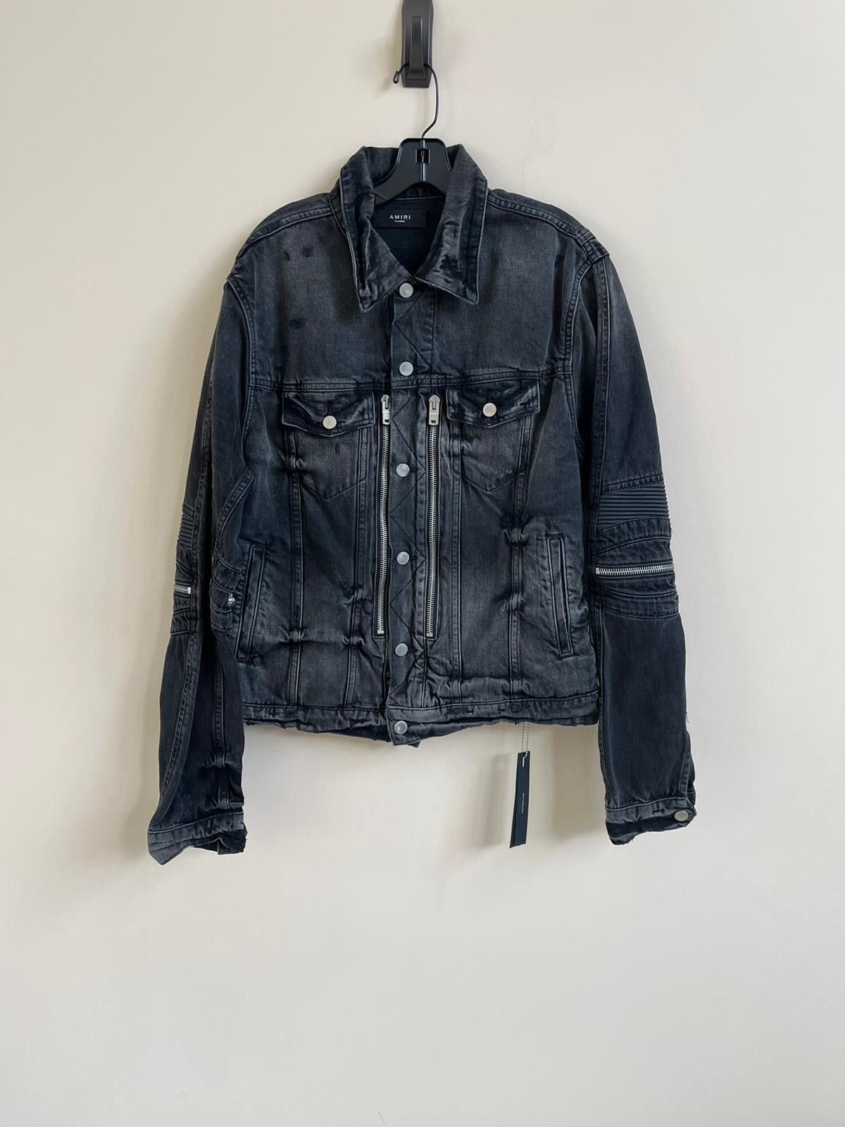 Amiri MX2 Trucker Jacket in Antique Black Size US XL / EU 56 / 4 - 2 Thumbnail