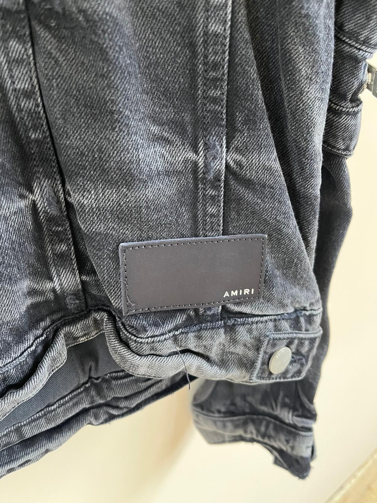 Amiri MX2 Trucker Jacket in Antique Black Size US XL / EU 56 / 4 - 12 Thumbnail