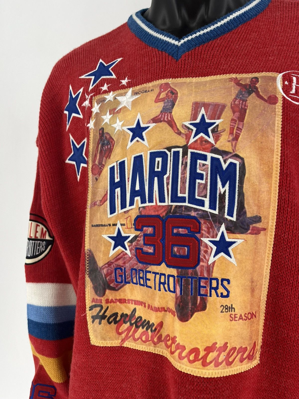 Harlem Globetrotters × NBA × Vintage Harlem Globetrotters Platinum FUBU Limited Edition Sweater Size US L / EU 52-54 / 3 - 6 Thumbnail