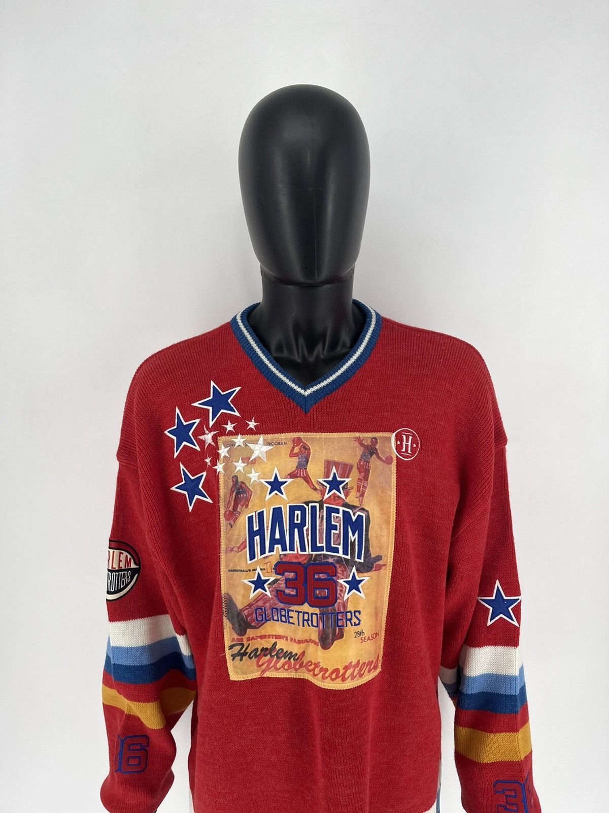 Harlem Globetrotters × NBA × Vintage Harlem Globetrotters Platinum FUBU Limited Edition Sweater Size US L / EU 52-54 / 3 - 5 Thumbnail