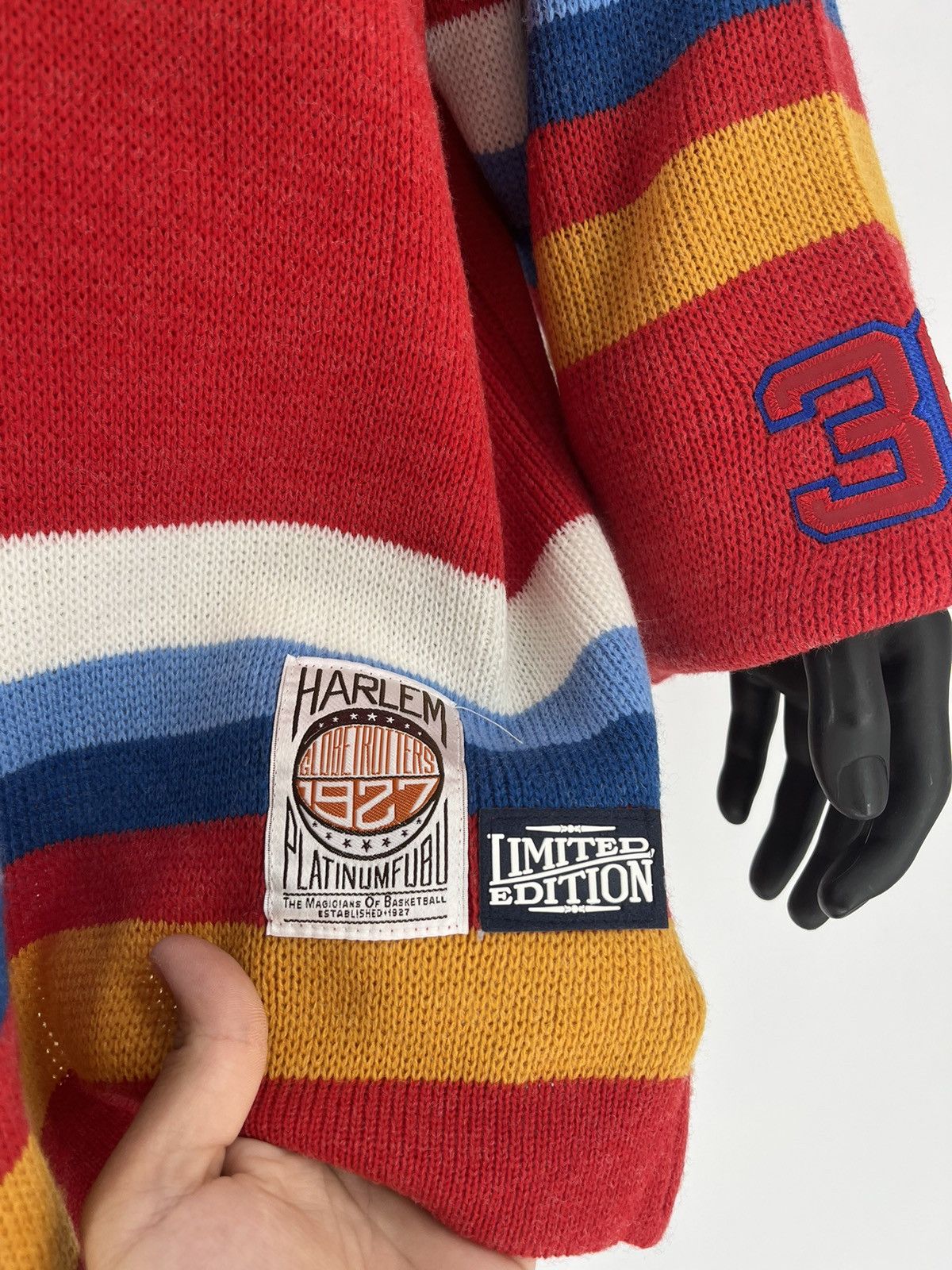 Harlem Globetrotters × NBA × Vintage Harlem Globetrotters Platinum FUBU Limited Edition Sweater Size US L / EU 52-54 / 3 - 9 Thumbnail