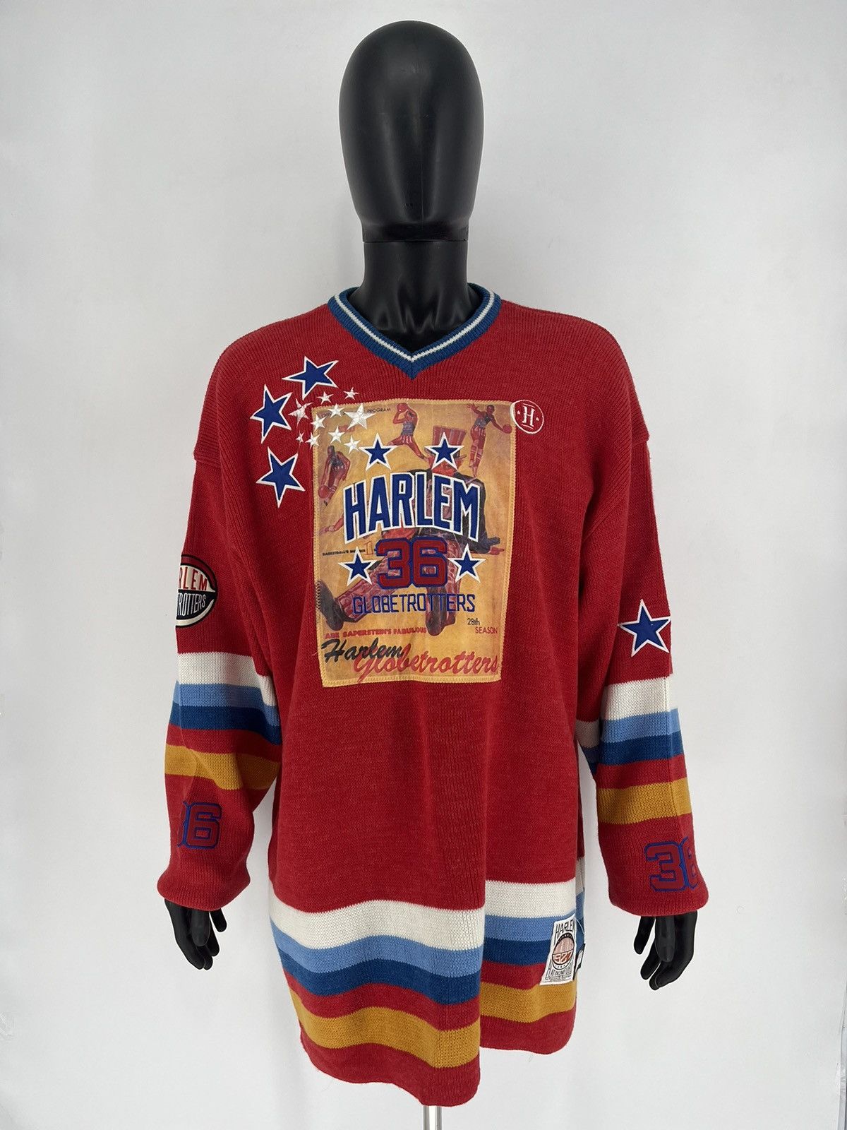 Harlem Globetrotters × NBA × Vintage Harlem Globetrotters Platinum FUBU Limited Edition Sweater Size US L / EU 52-54 / 3 - 2 Thumbnail