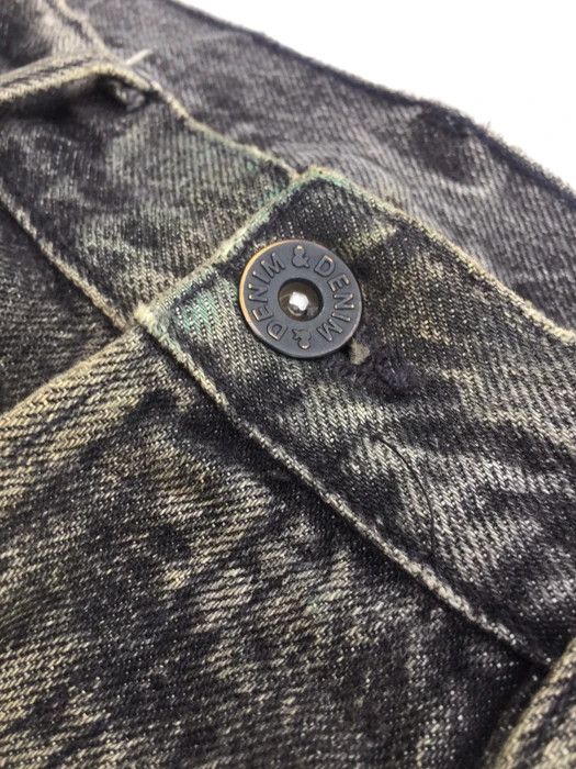 Japanese Brand RARE!!! Distressed Denim Tapered Leg Denim Size US 33 - 10 Thumbnail