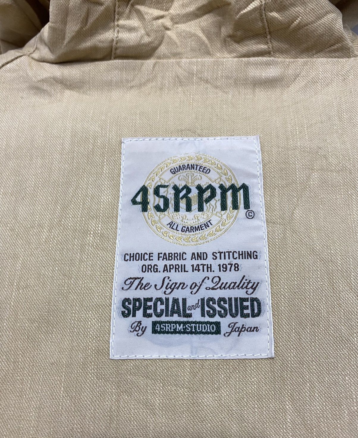 45rpm Special Issues 45 rpm chore hoodie jacket Size US L / EU 52-54 / 3 - 5 Thumbnail