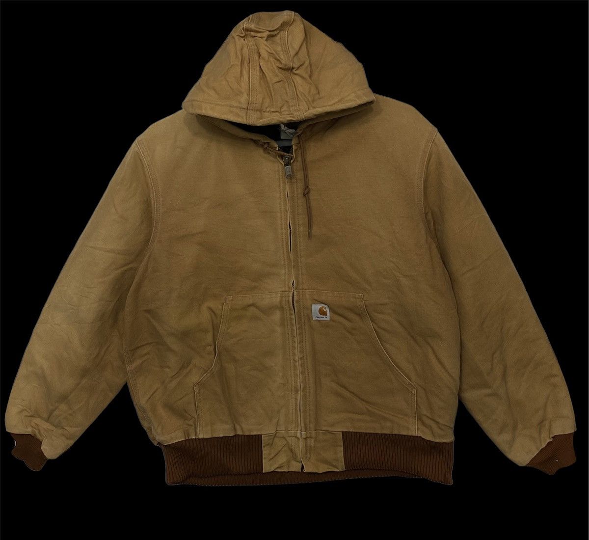 Carhartt duck canvas hoodie jacket