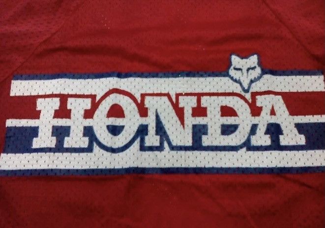 Fox Racing Vintage 70s Honda Moto X Racing motocross jersey Size US L / EU 52-54 / 3 - 3 Thumbnail