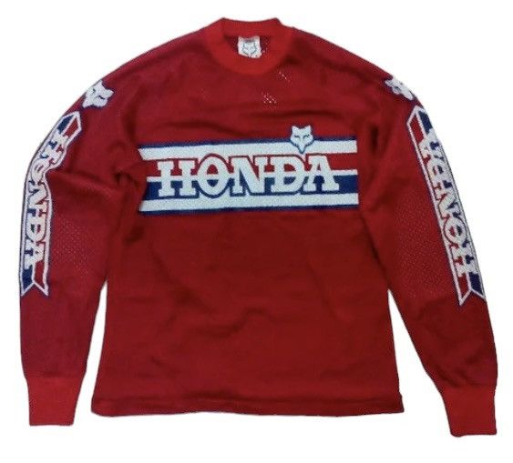 Fox Racing Vintage 70s Honda Moto X Racing motocross jersey Size US L / EU 52-54 / 3 - 1 Thumbnail