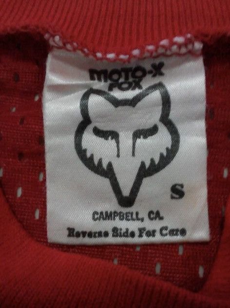 Fox Racing Vintage 70s Honda Moto X Racing motocross jersey Size US L / EU 52-54 / 3 - 2 Thumbnail
