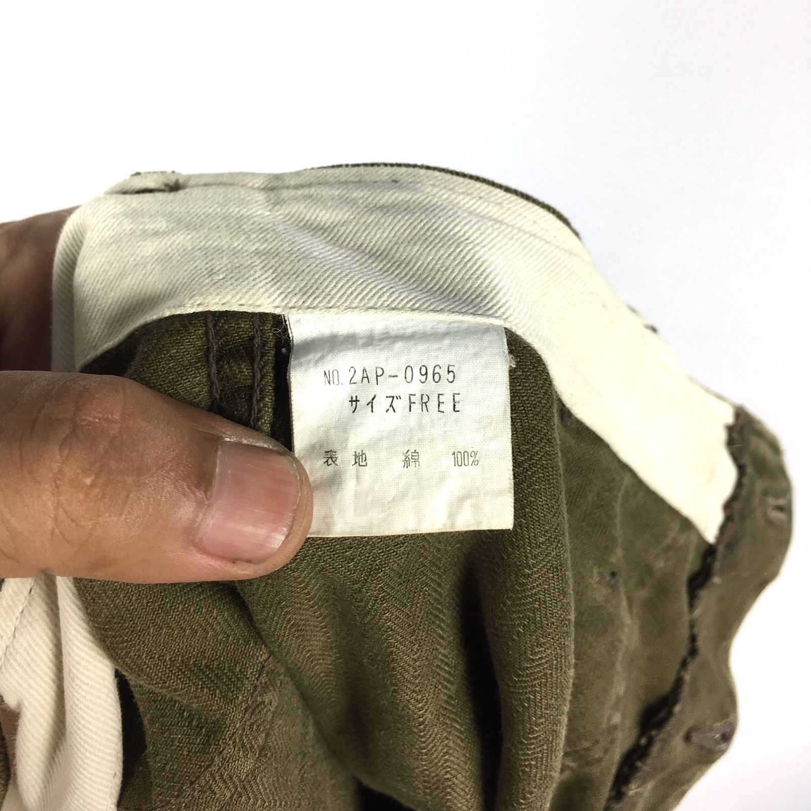 Hysteric Glamour × Japanese Brand Herringbone Army Trousers Size US 36 / EU 52 - 7 Thumbnail