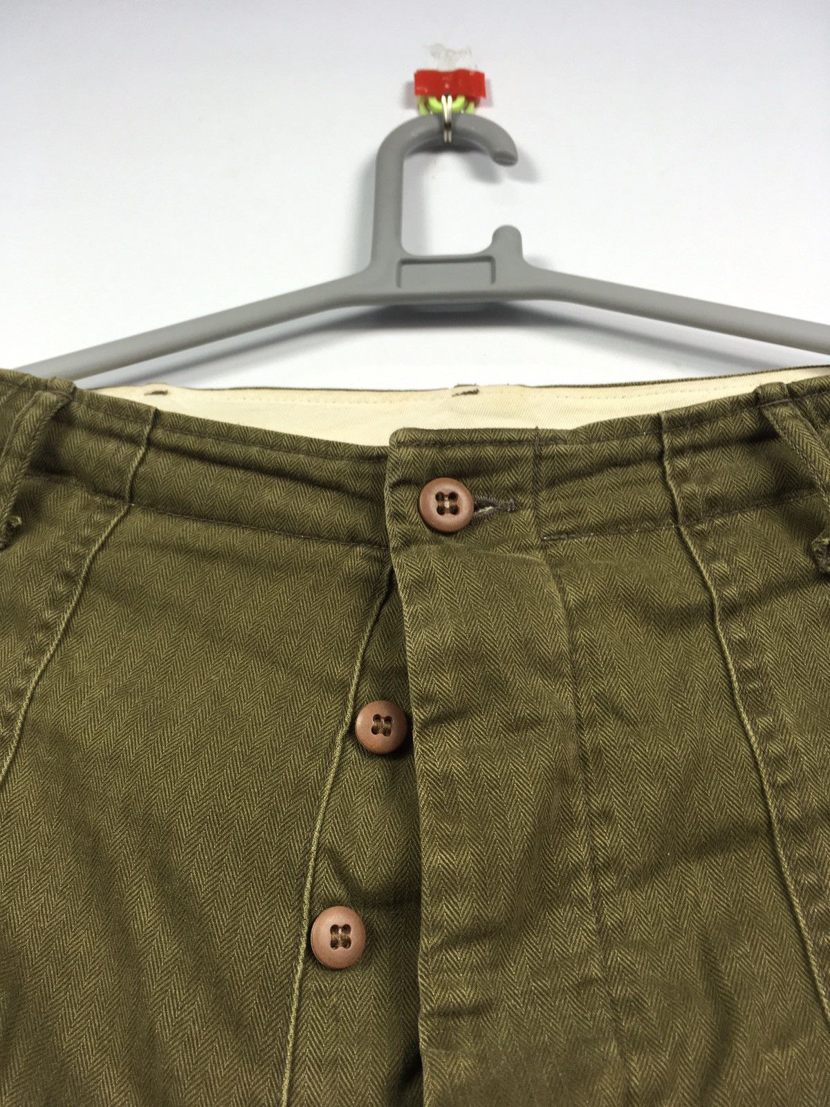Hysteric Glamour × Japanese Brand Herringbone Army Trousers Size US 36 / EU 52 - 3 Thumbnail