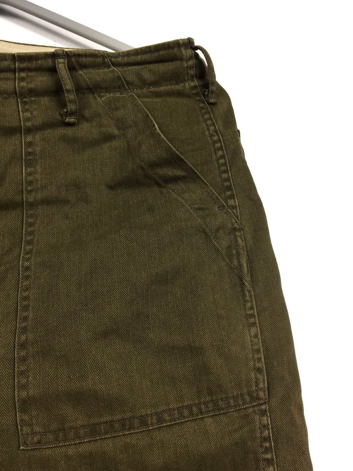 Hysteric Glamour × Japanese Brand Herringbone Army Trousers Size US 36 / EU 52 - 4 Thumbnail