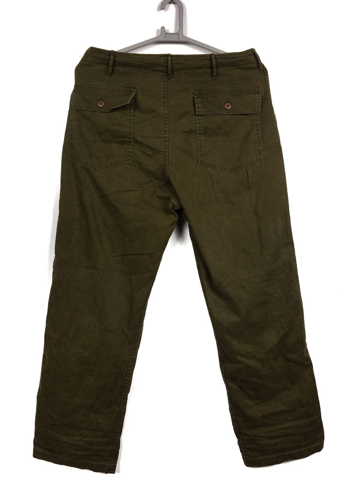 Hysteric Glamour × Japanese Brand Herringbone Army Trousers Size US 36 / EU 52 - 2 Thumbnail