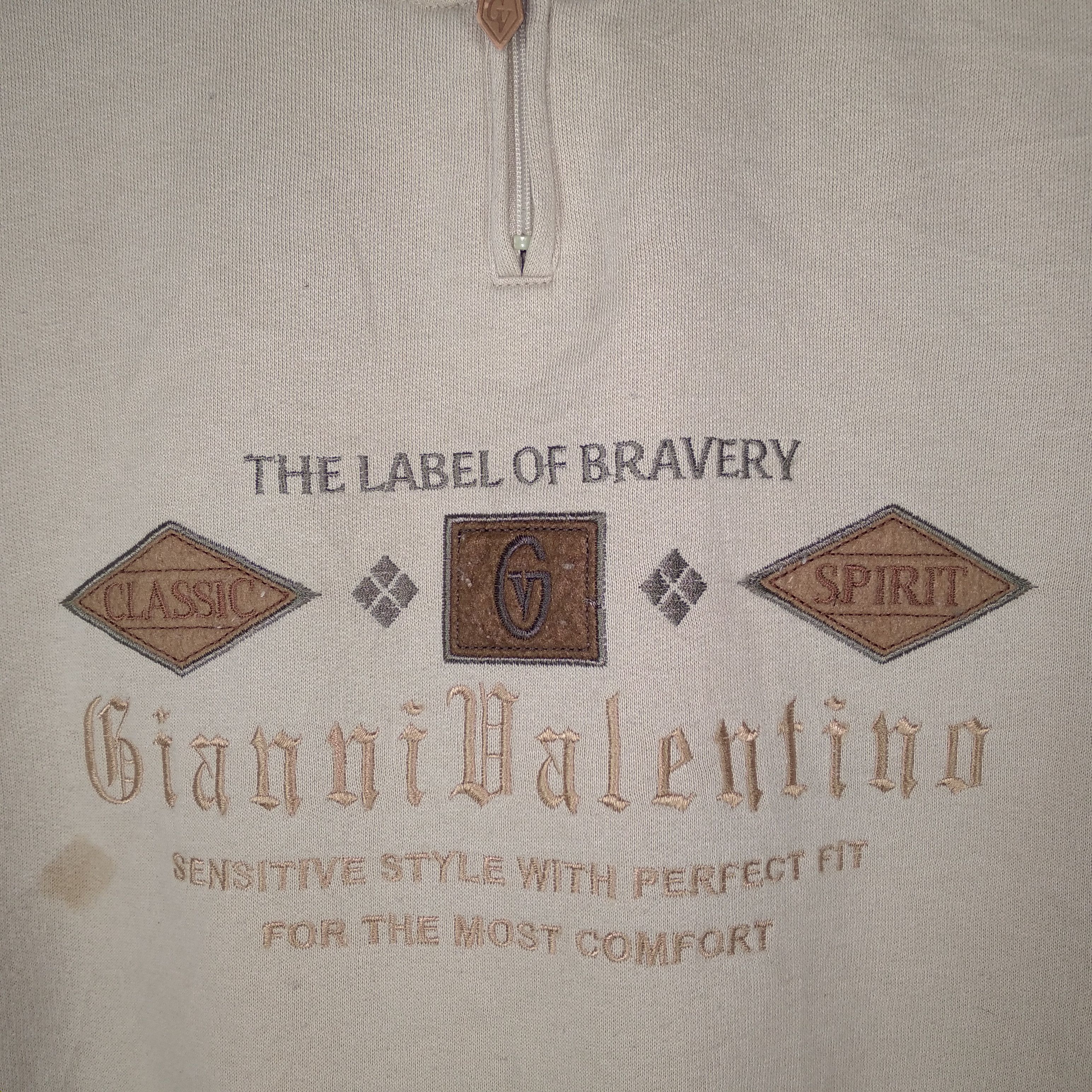 Designer × Vintage Vintage Gianni Valentino Spellout Sweatshirts Size US S / EU 44-46 / 1 - 4 Thumbnail