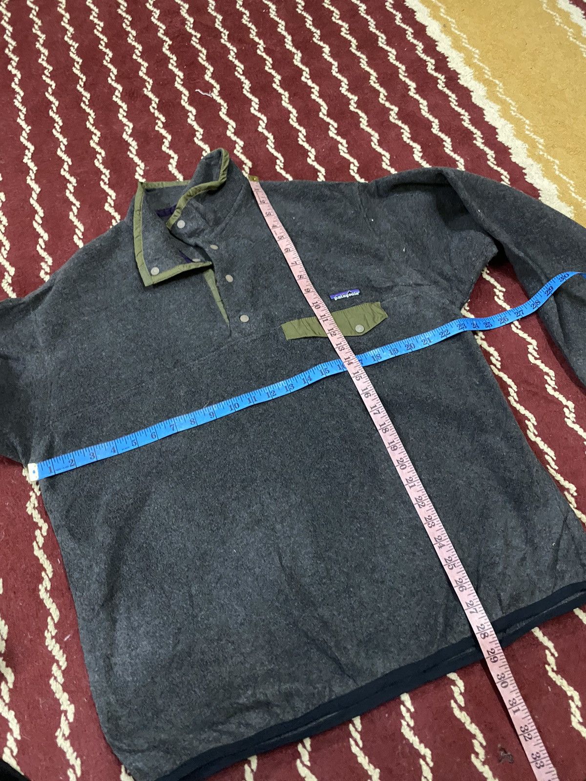 Patagonia PATAGONIA SYNCHILLA FLEECE HALF BUTTON SIZE L Size US L / EU 52-54 / 3 - 6 Thumbnail