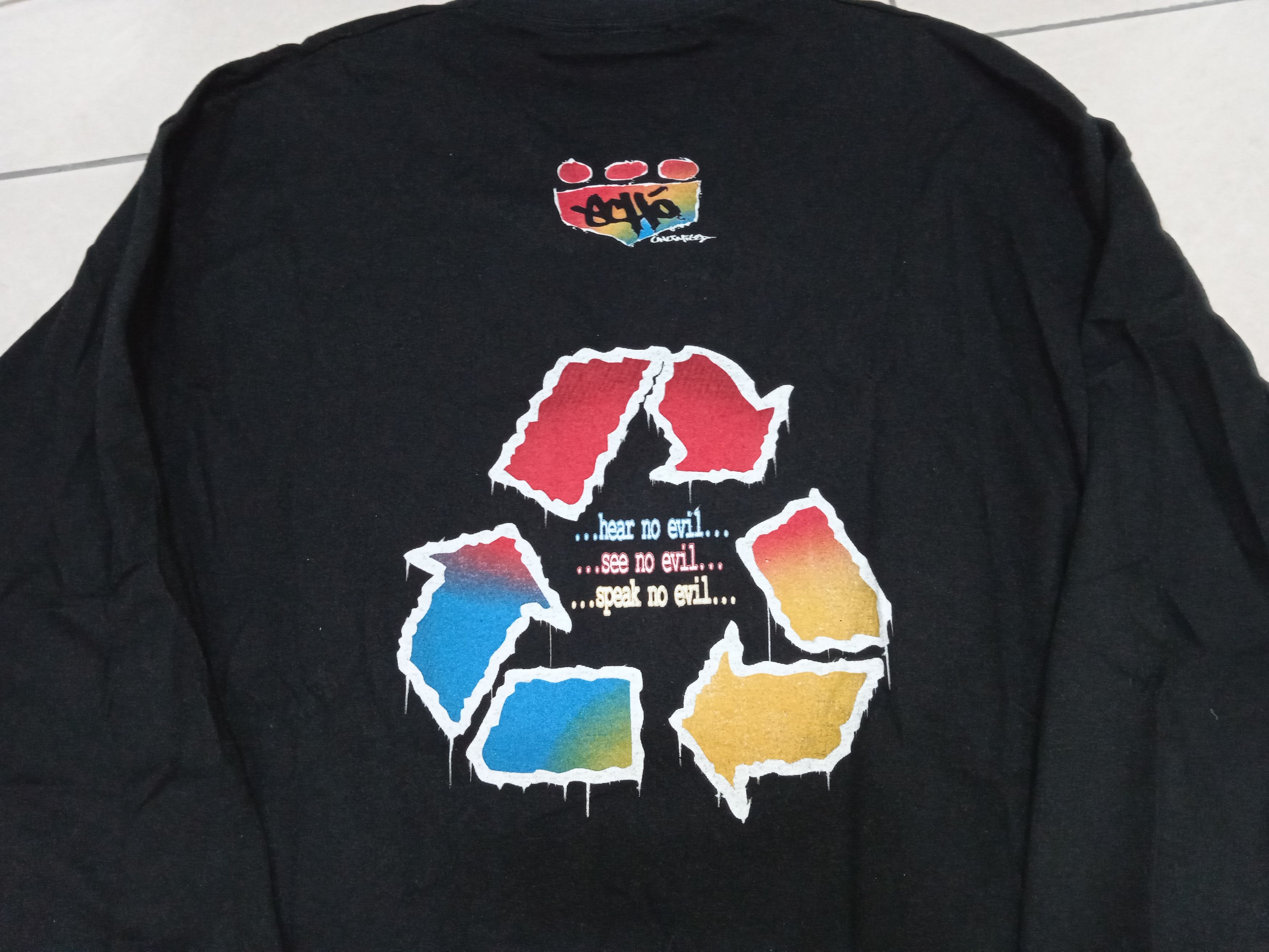Vintage Vintage 90s Echo Longsleeve Shirt Ecko Y2K Size US XL / EU 56 / 4 - 3 Thumbnail