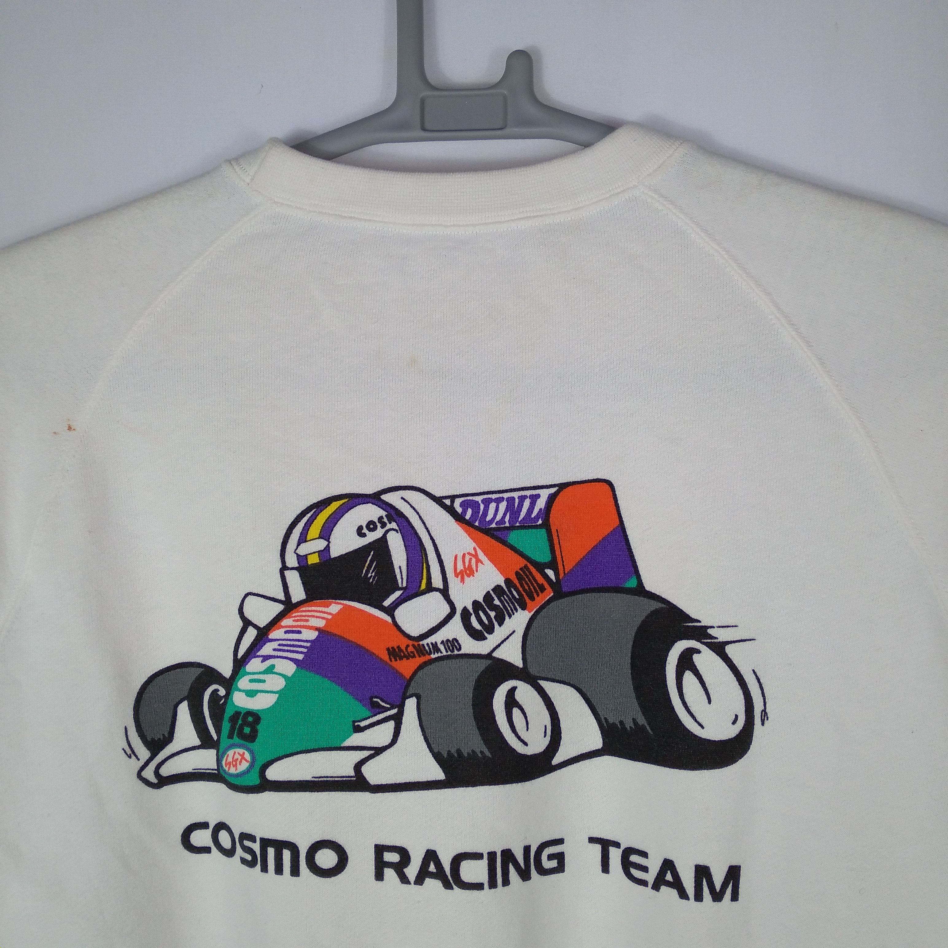 NASCAR × Vintage Vintage 90s Cosmo Racing Team Circuit Sweatshirts Size US S / EU 44-46 / 1 - 2 Thumbnail