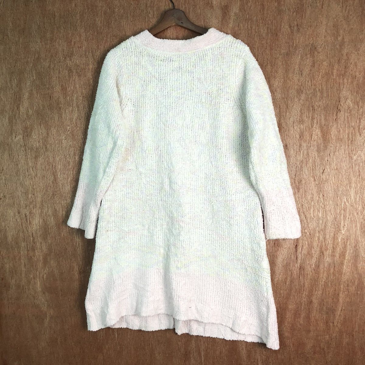 Aran Isles Knitwear Japanese Brand Long Shag Shaggy Fur Mohair Cardigan #6521 Size US M / EU 48-50 / 2 - 8 Thumbnail