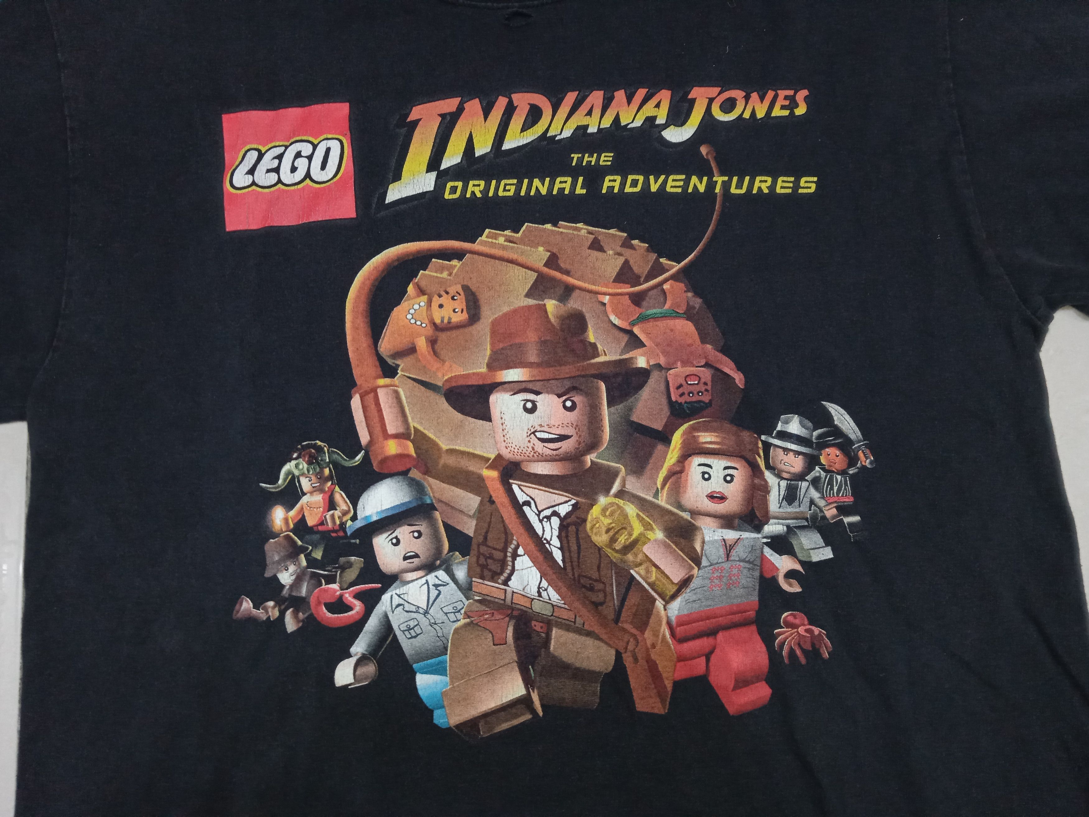 Vintage Vintage 2000s LEGO Indiana Jones Lego T-Shirt Size US L / EU 52-54 / 3 - 5 Thumbnail