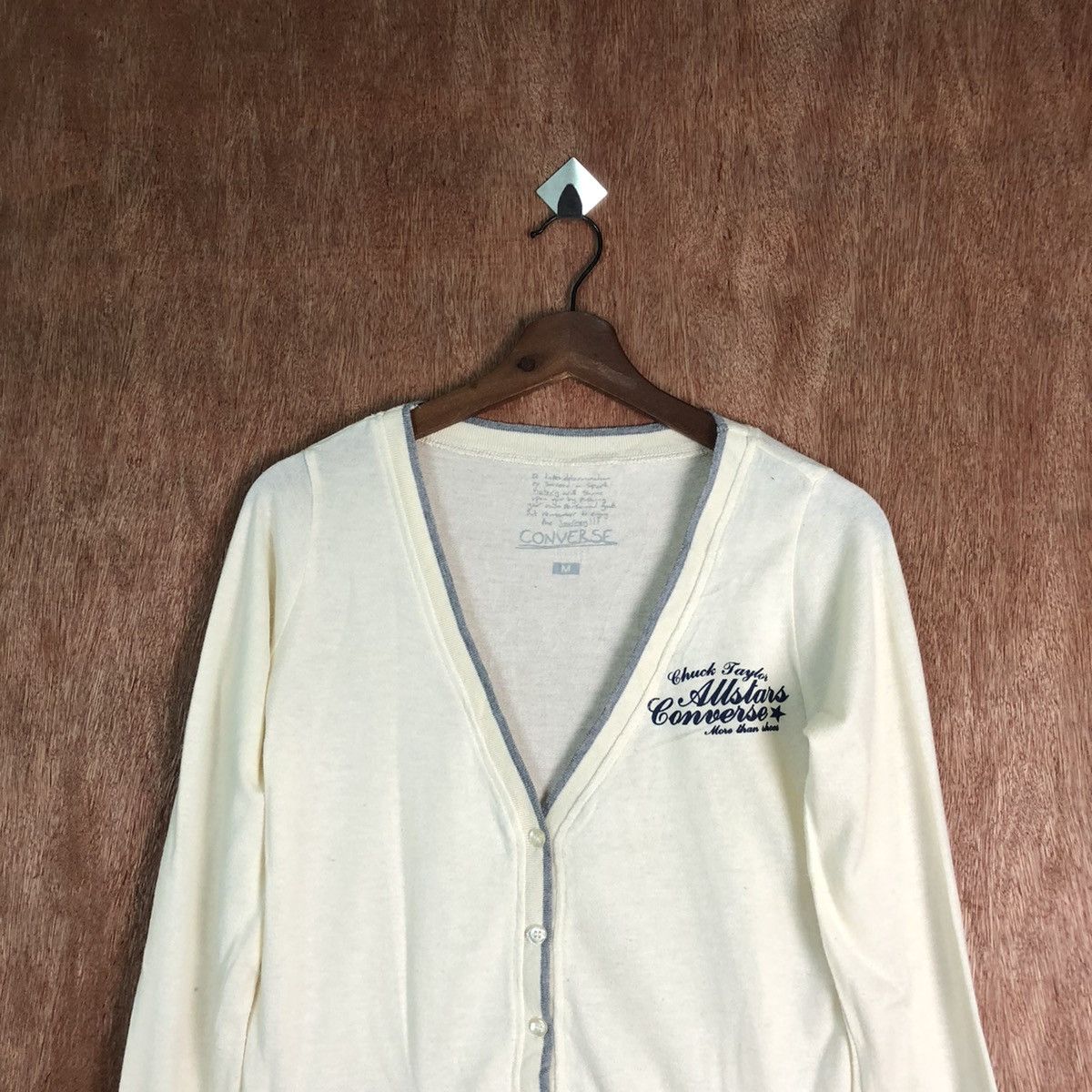 Converse Converse vintage knitwear Cardigan japan #6523 Size US M / EU 48-50 / 2 - 2 Thumbnail