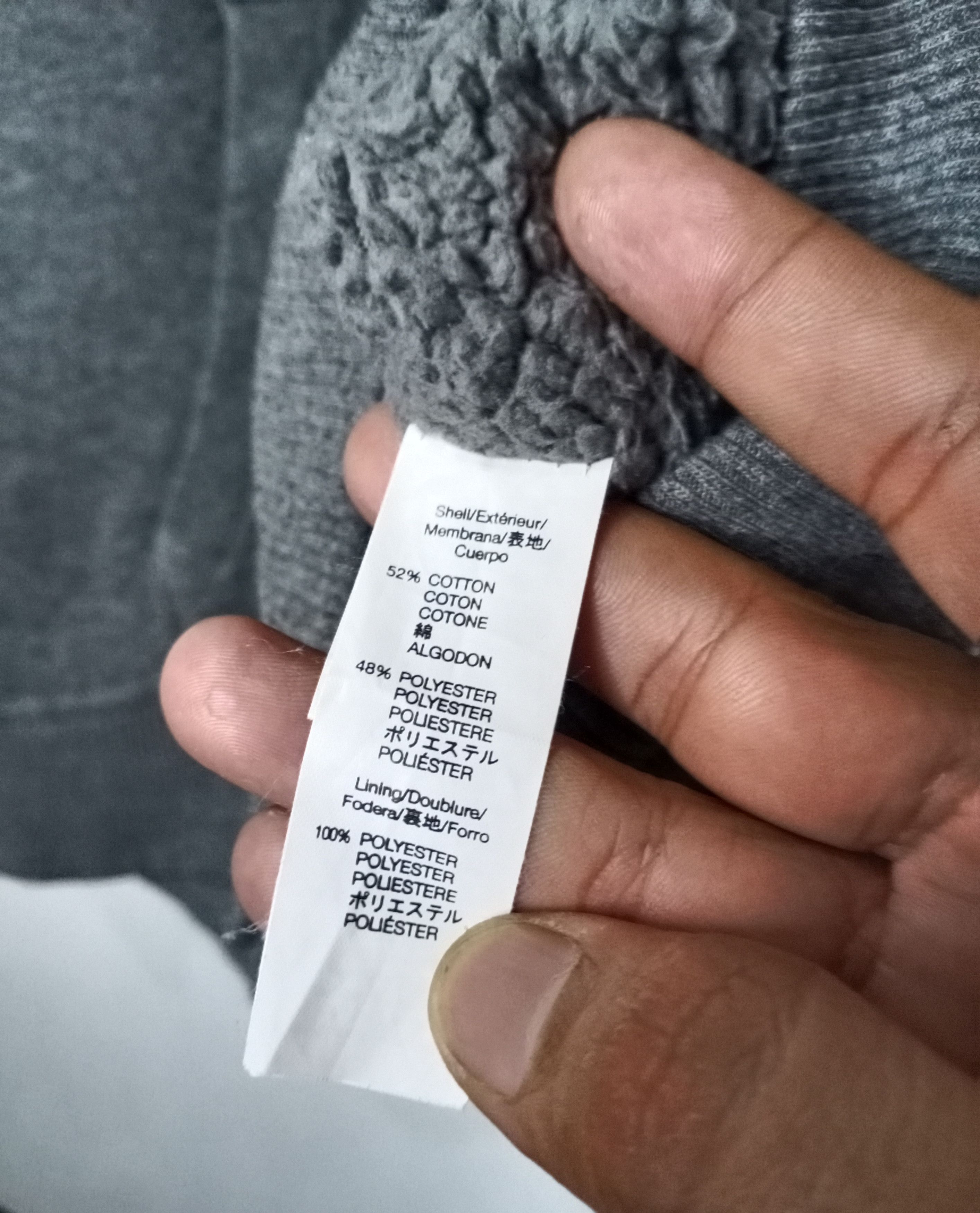 Gap Gap SpellOut Big Logo Sherpa Zipper Hoodie Size US L / EU 52-54 / 3 - 6 Thumbnail