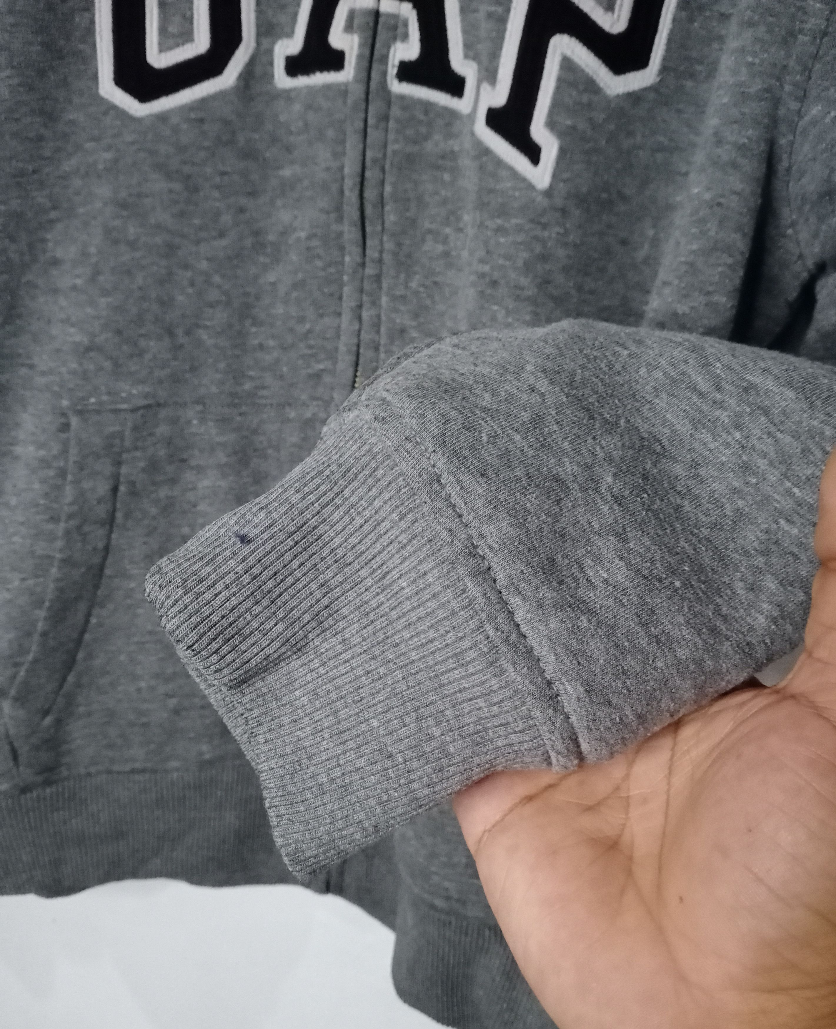 Gap Gap SpellOut Big Logo Sherpa Zipper Hoodie Size US L / EU 52-54 / 3 - 2 Thumbnail