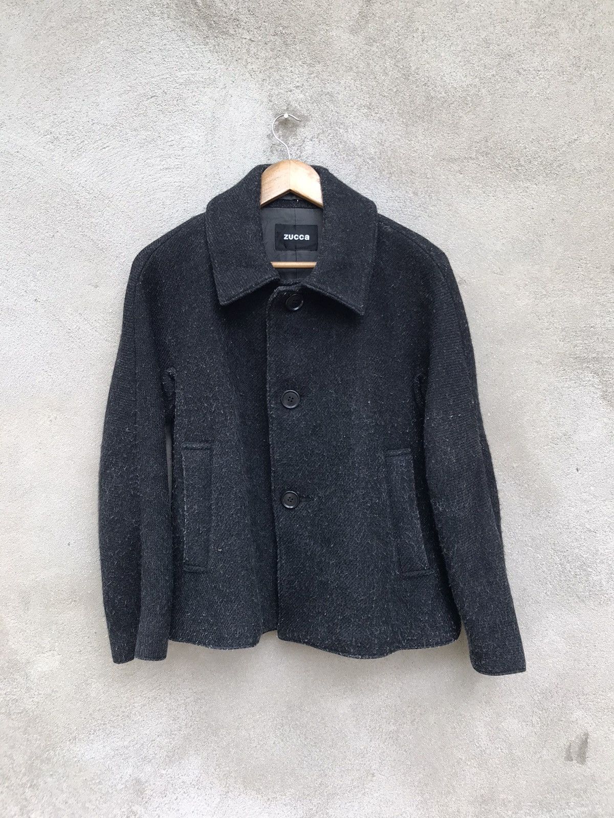 CABANE de ZUCCa × Issey Miyake × Japanese Brand VINTAGE ZUCCA WOOL JACKET Size US S / EU 44-46 / 1 - 2 Thumbnail