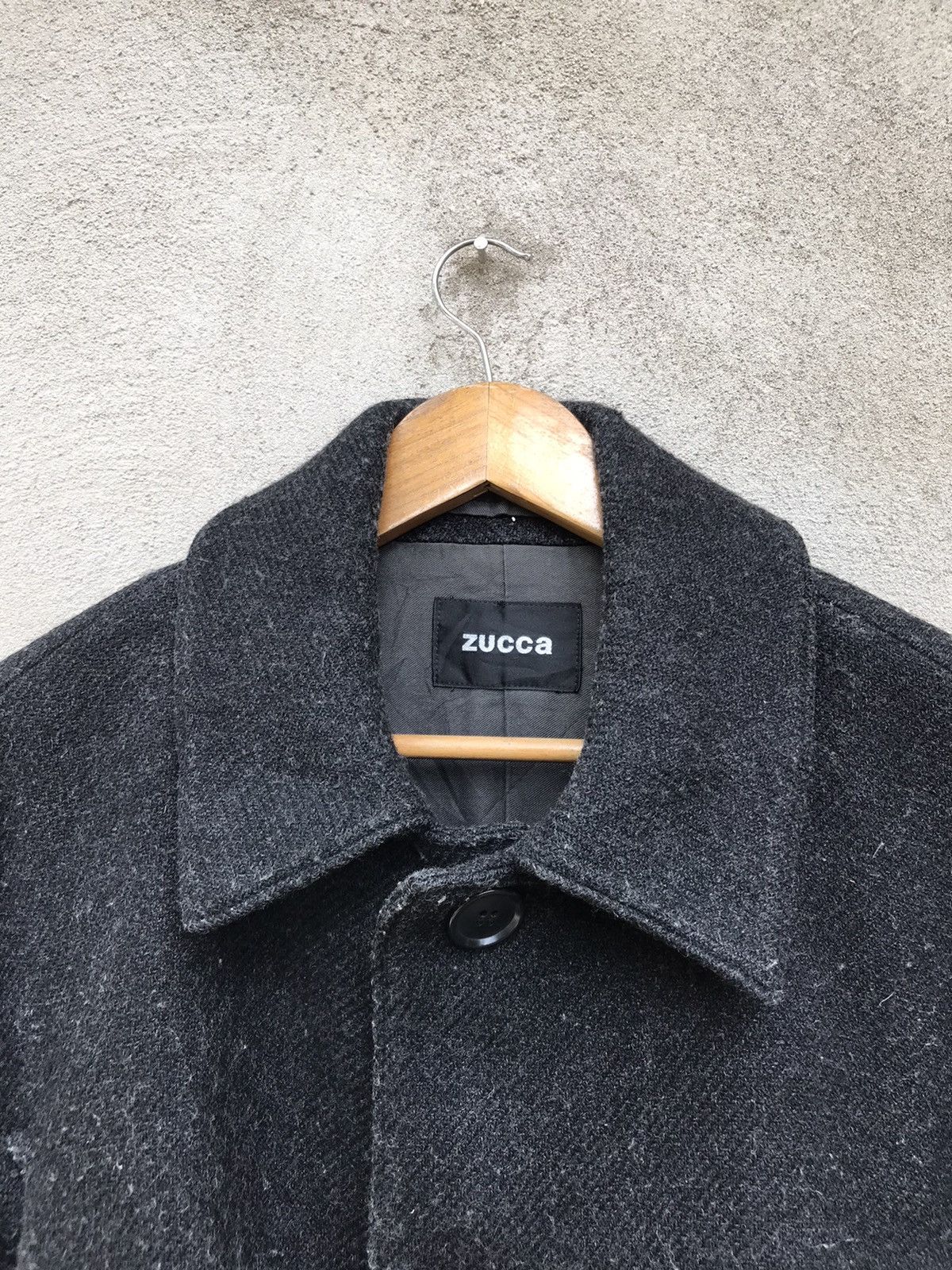 CABANE de ZUCCa × Issey Miyake × Japanese Brand VINTAGE ZUCCA WOOL JACKET Size US S / EU 44-46 / 1 - 5 Thumbnail