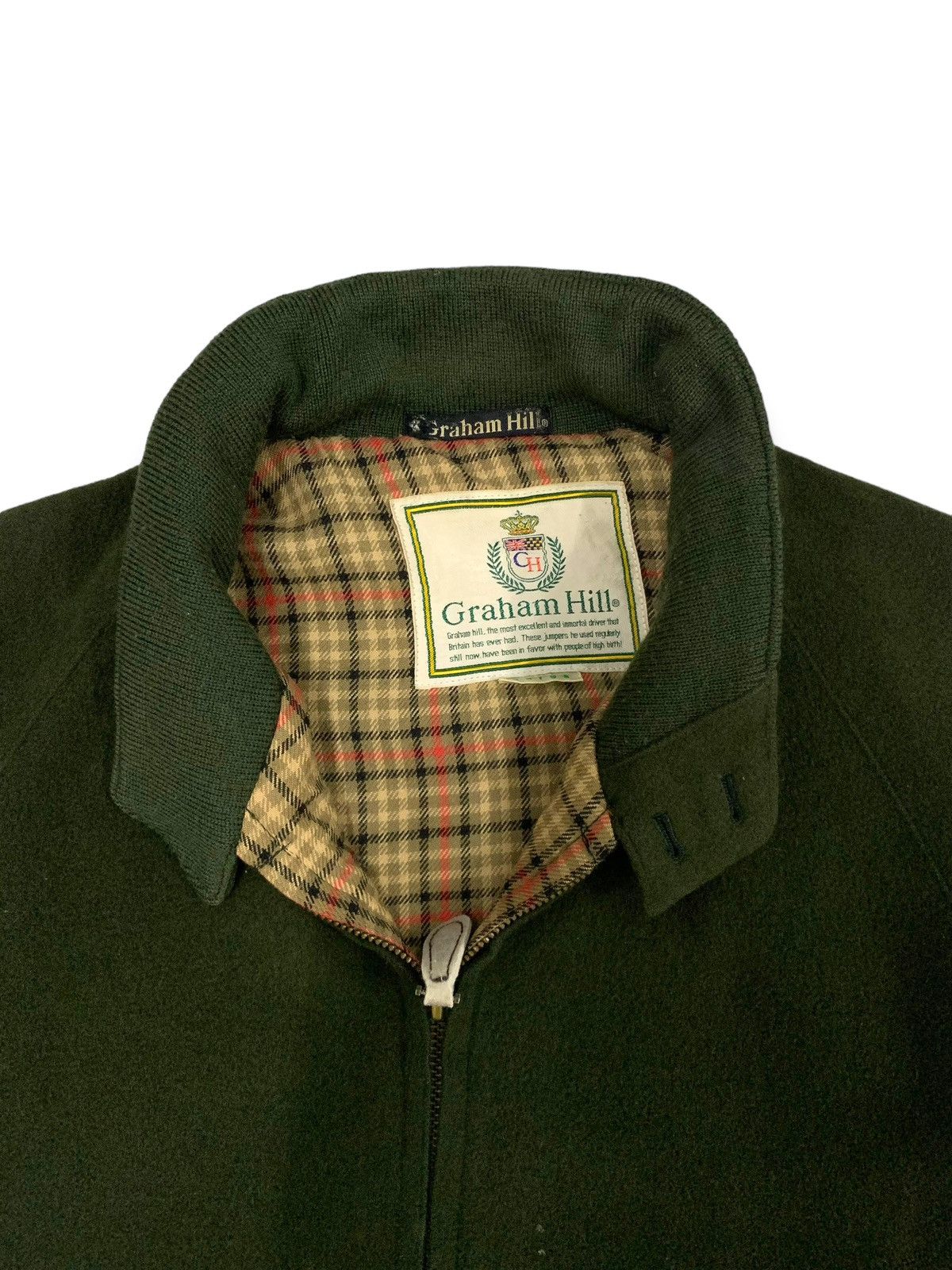 Other VINTAGE 90s Casual Army Green Velvet Bomber Jacket Size US L / EU 52-54 / 3 - 4 Thumbnail
