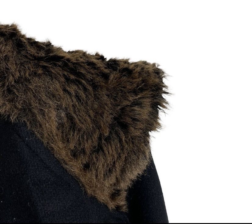 Issey Miyake SUNAO KUWAHARA FUR HOODIE DUFFLE COAT JACKET Size S / US 4 / IT 40 - 3 Thumbnail