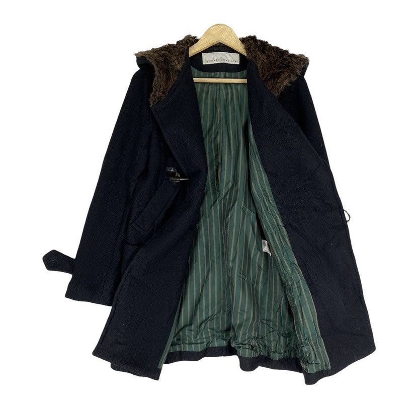 Issey Miyake SUNAO KUWAHARA FUR HOODIE DUFFLE COAT JACKET Size S / US 4 / IT 40 - 6 Thumbnail