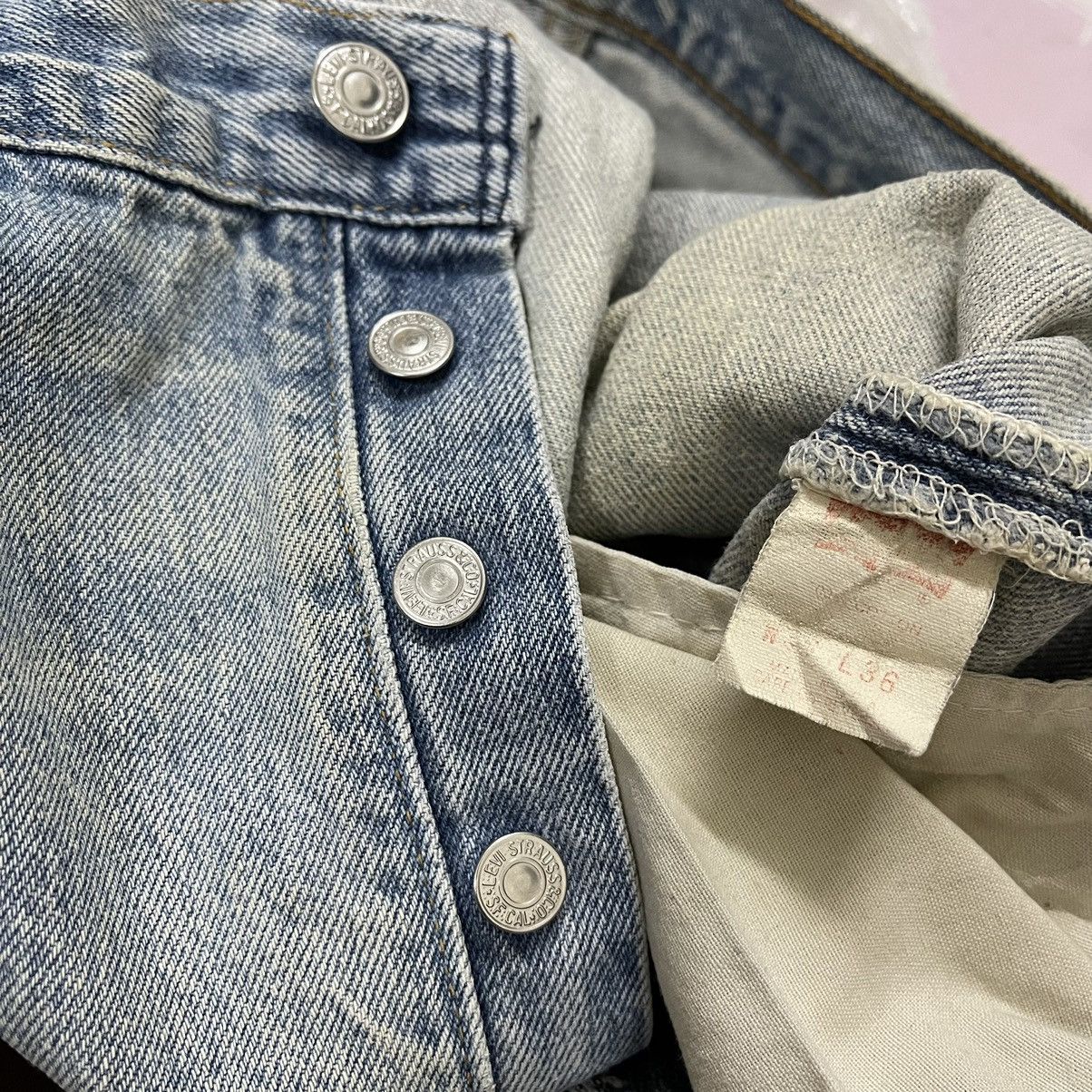 Levi's Vintage levis 501 buzz spunky jeans denim Size US 32 / EU 48 - 11 Thumbnail