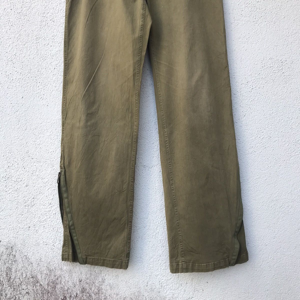 Vintage Vintage Fraizzoli Milano Zipper Leg Trousers Pants Size US 33 - 3 Thumbnail