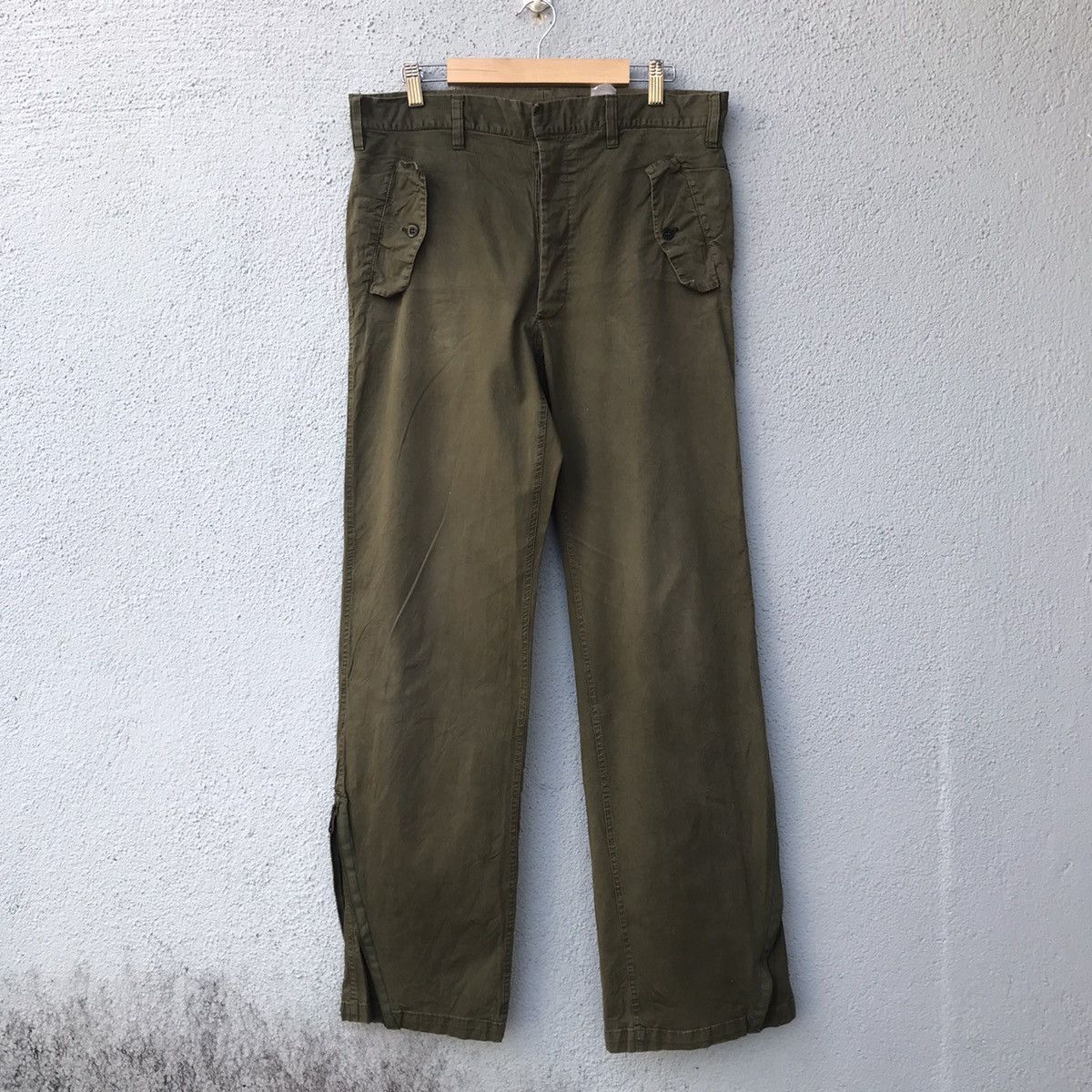 Vintage Vintage Fraizzoli Milano Zipper Leg Trousers Pants Size US 33 - 1 Thumbnail