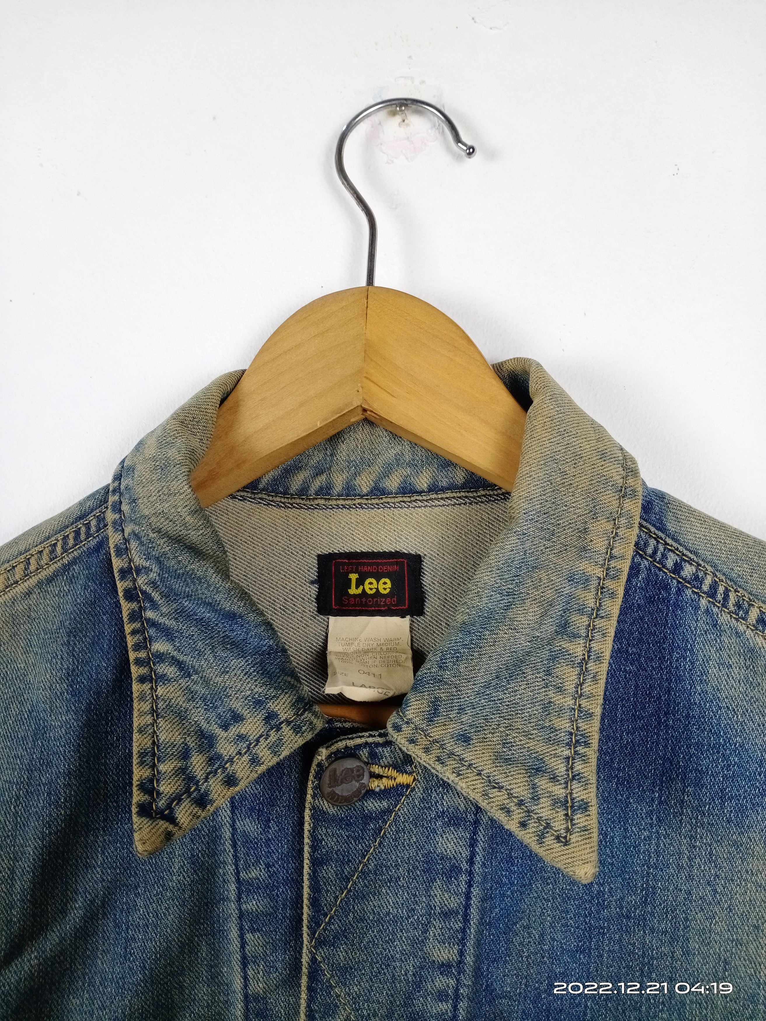 Lee 💥Vintage 80s 90s Lee Riders Distressed Trucker Denim Jacket Size US M / EU 48-50 / 2 - 10 Thumbnail
