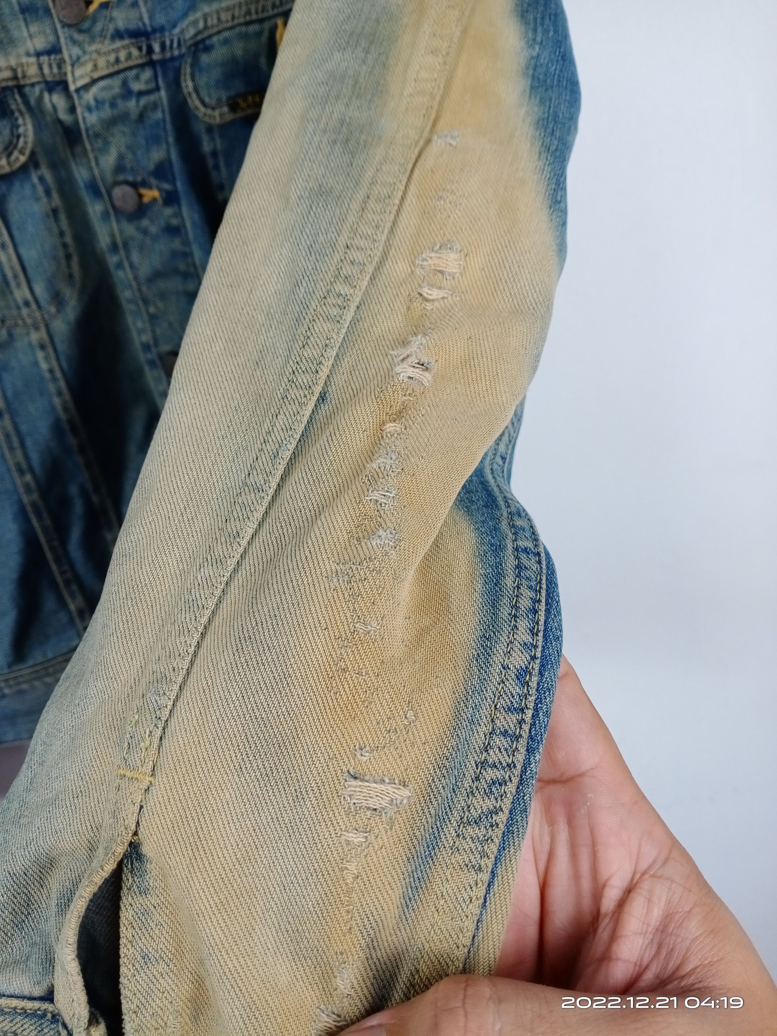 Lee 💥Vintage 80s 90s Lee Riders Distressed Trucker Denim Jacket Size US M / EU 48-50 / 2 - 6 Thumbnail