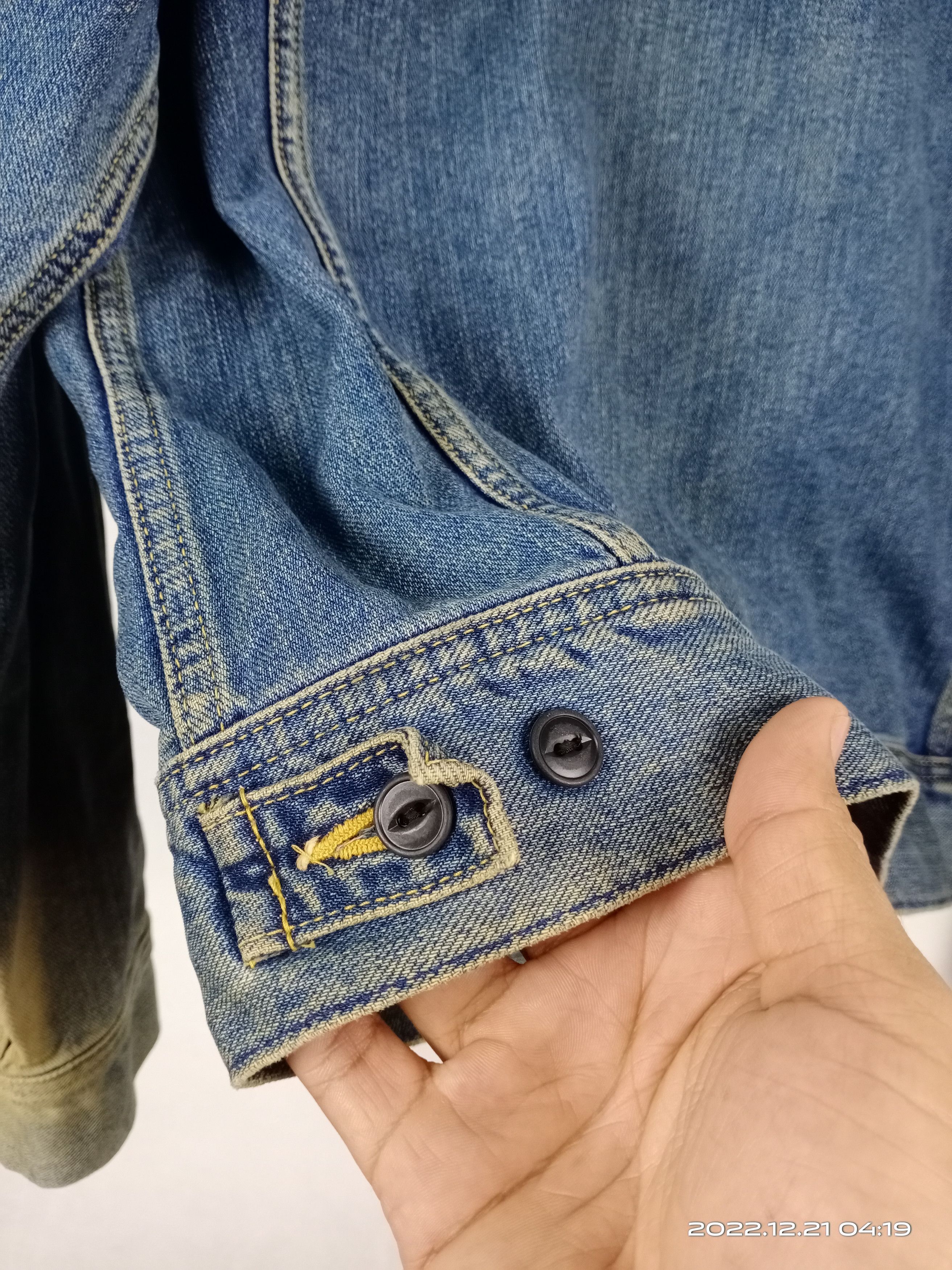 Lee 💥Vintage 80s 90s Lee Riders Distressed Trucker Denim Jacket Size US M / EU 48-50 / 2 - 15 Thumbnail